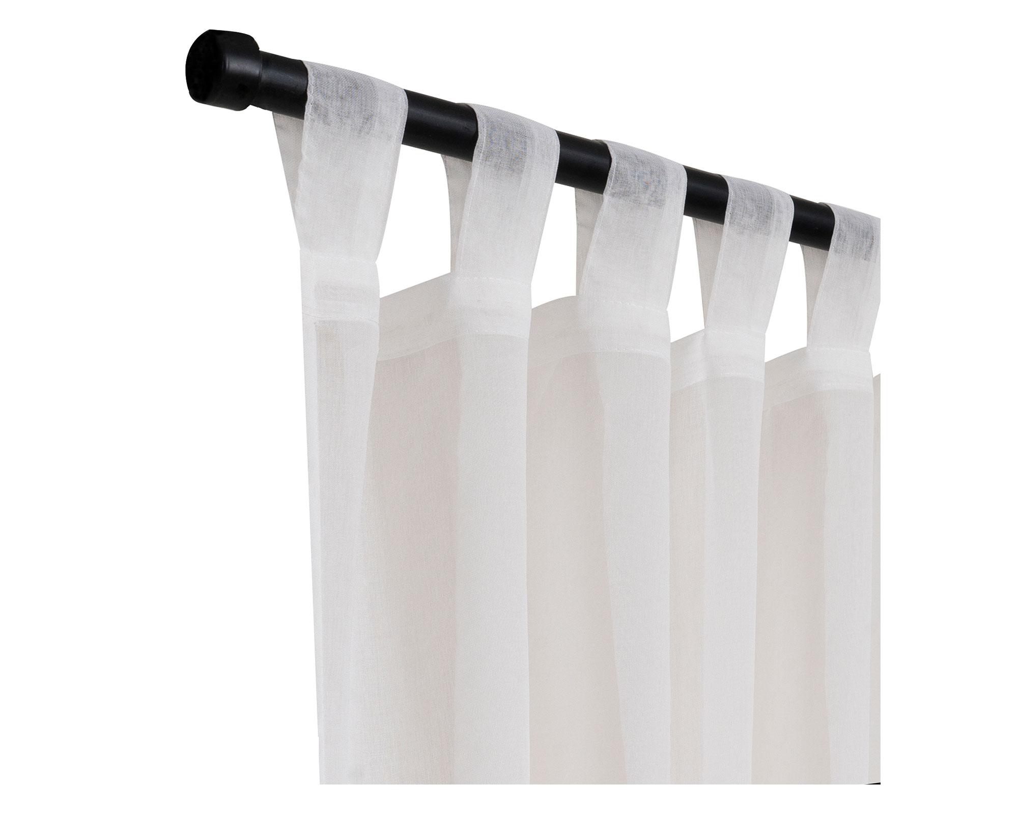 Cortina velo 200x230 cm blanco Cotidiana.-6