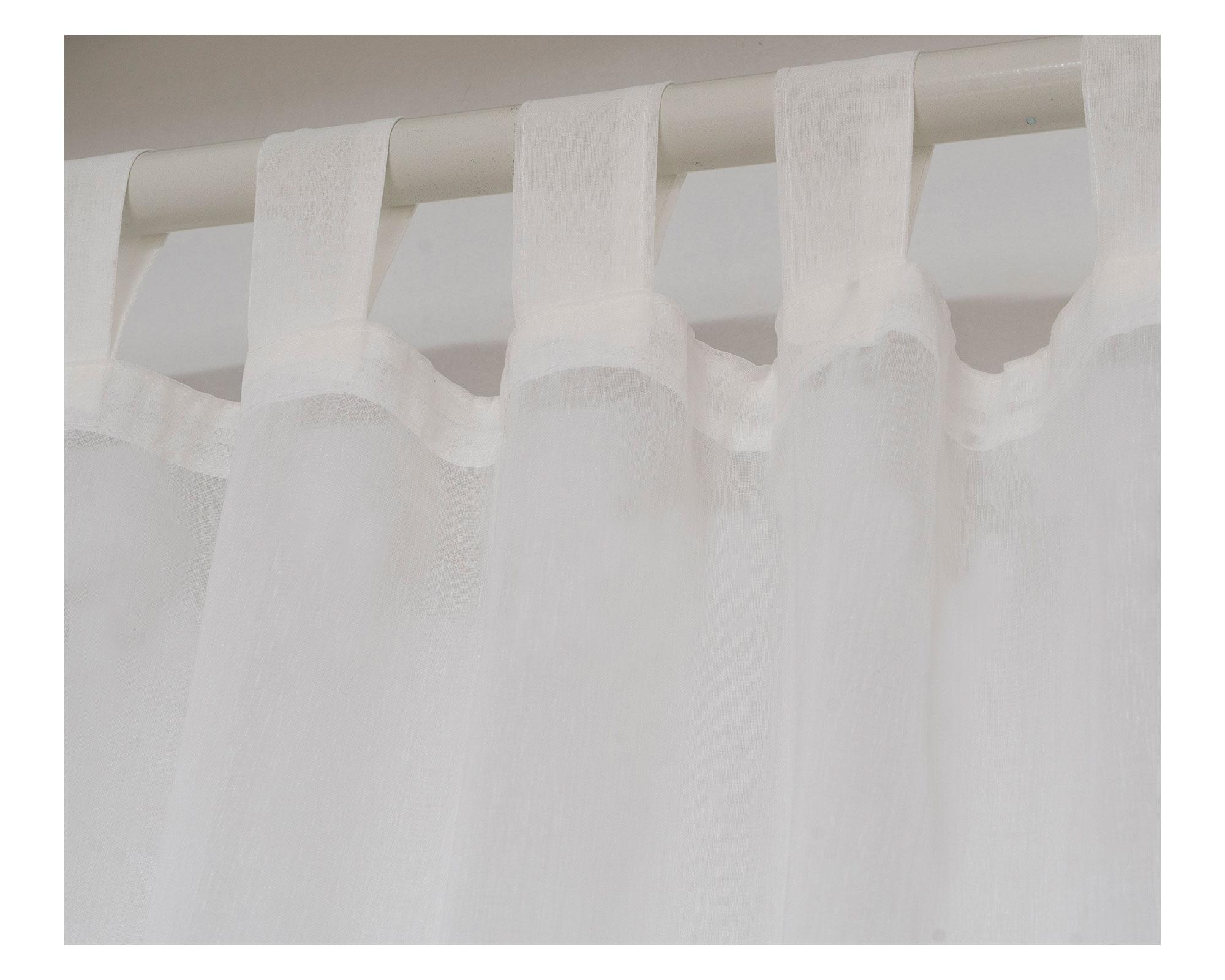 Cortina velo 200x230 cm blanco Cotidiana.-3