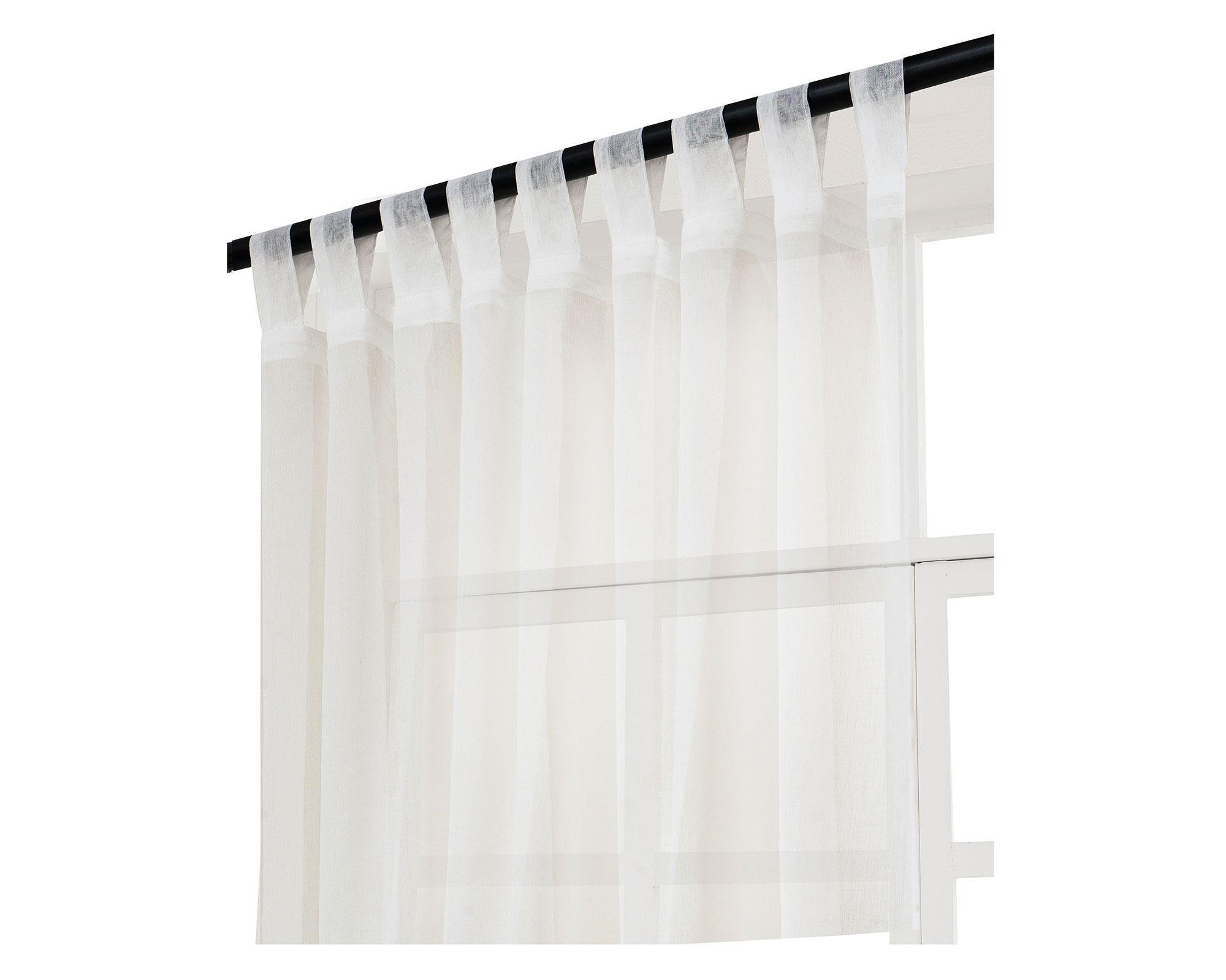 Cortina velo 200x230 cm blanco Cotidiana.-2