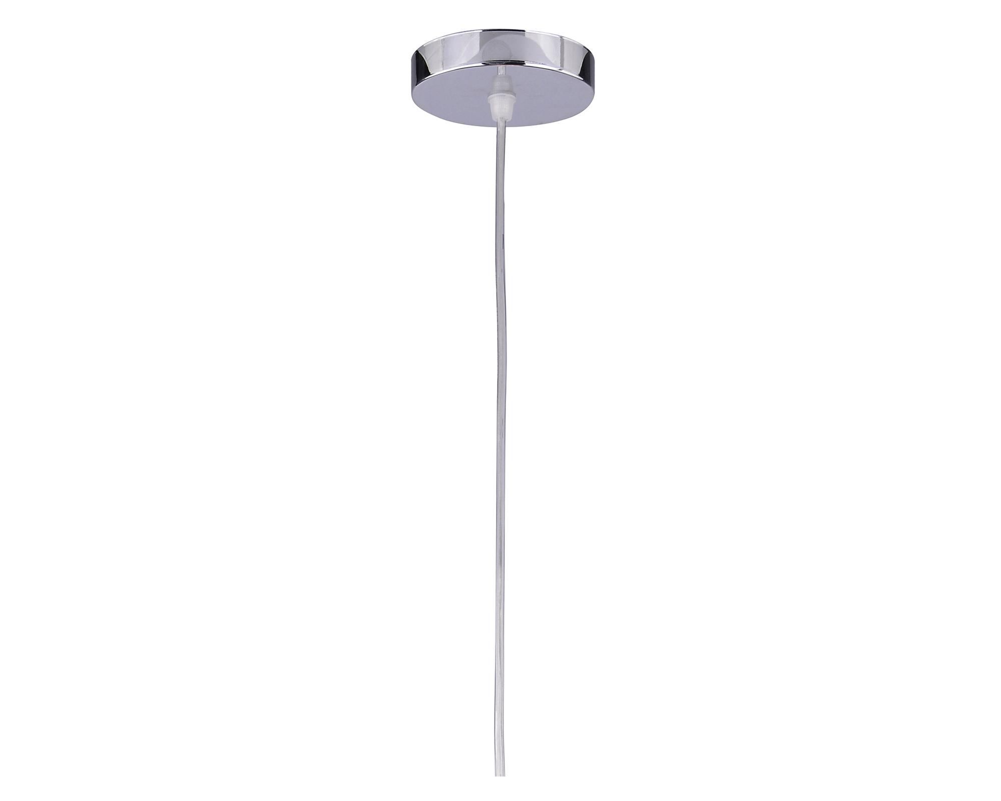 Lámpara colgar 1L E27 Esfera humo Abitare-4