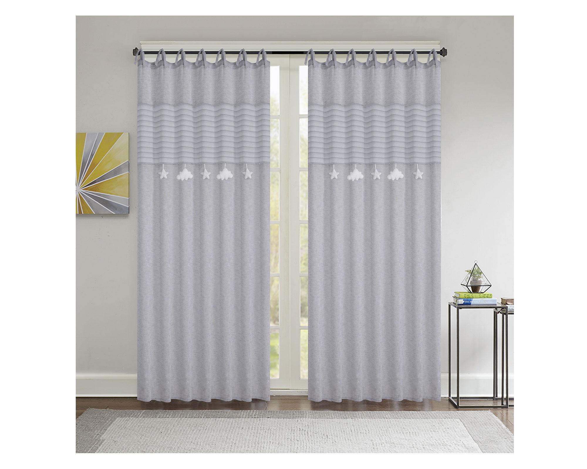 Cortina 140x230 cm Estrellas Cotidiana-0