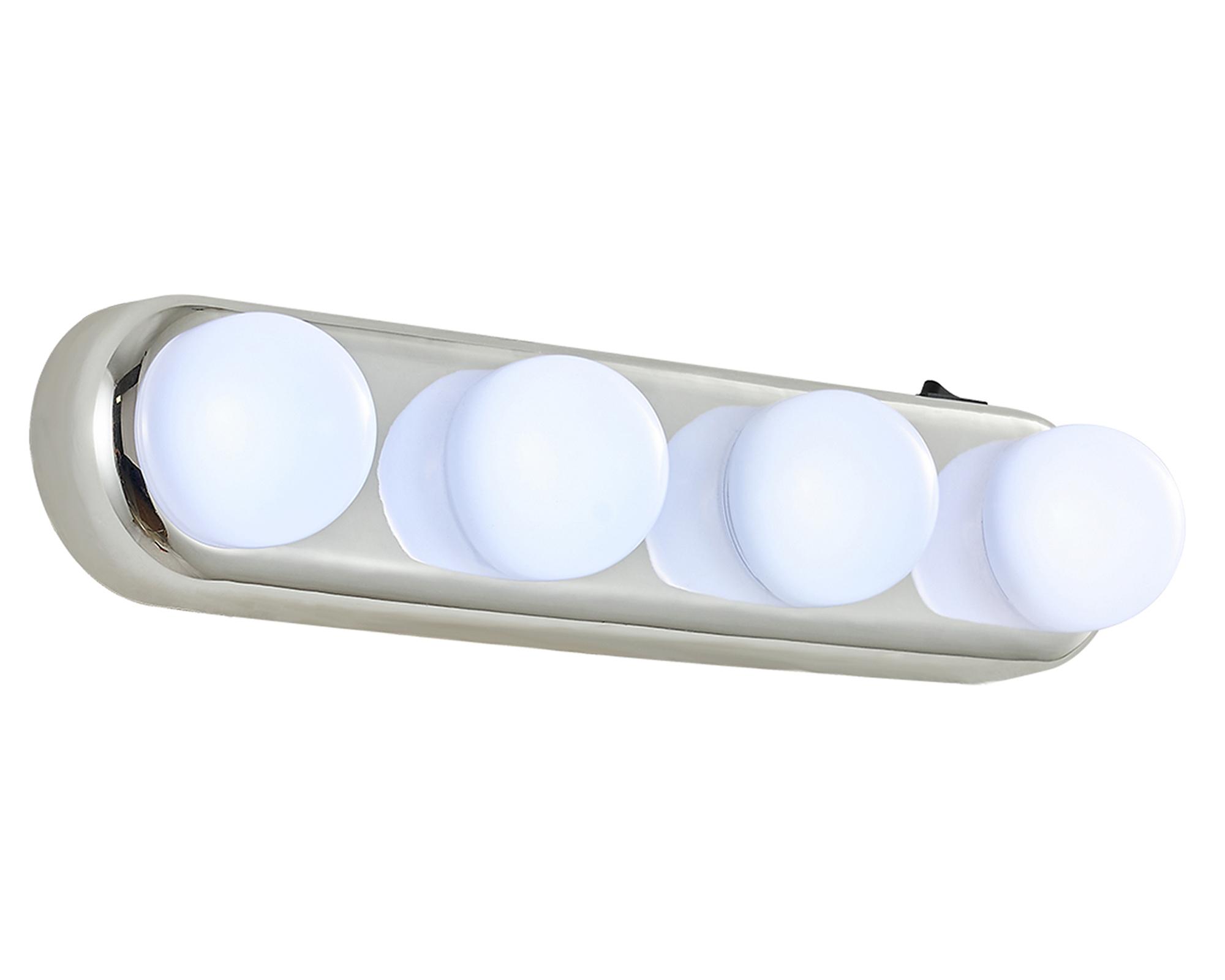 Aplique LED 4L Cardeto blanco/cromo Abitare-2