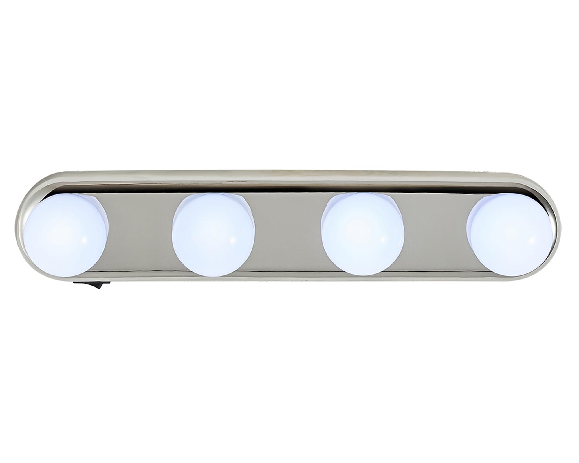 Aplique LED 4L Cardeto blanco/cromo Abitare-0