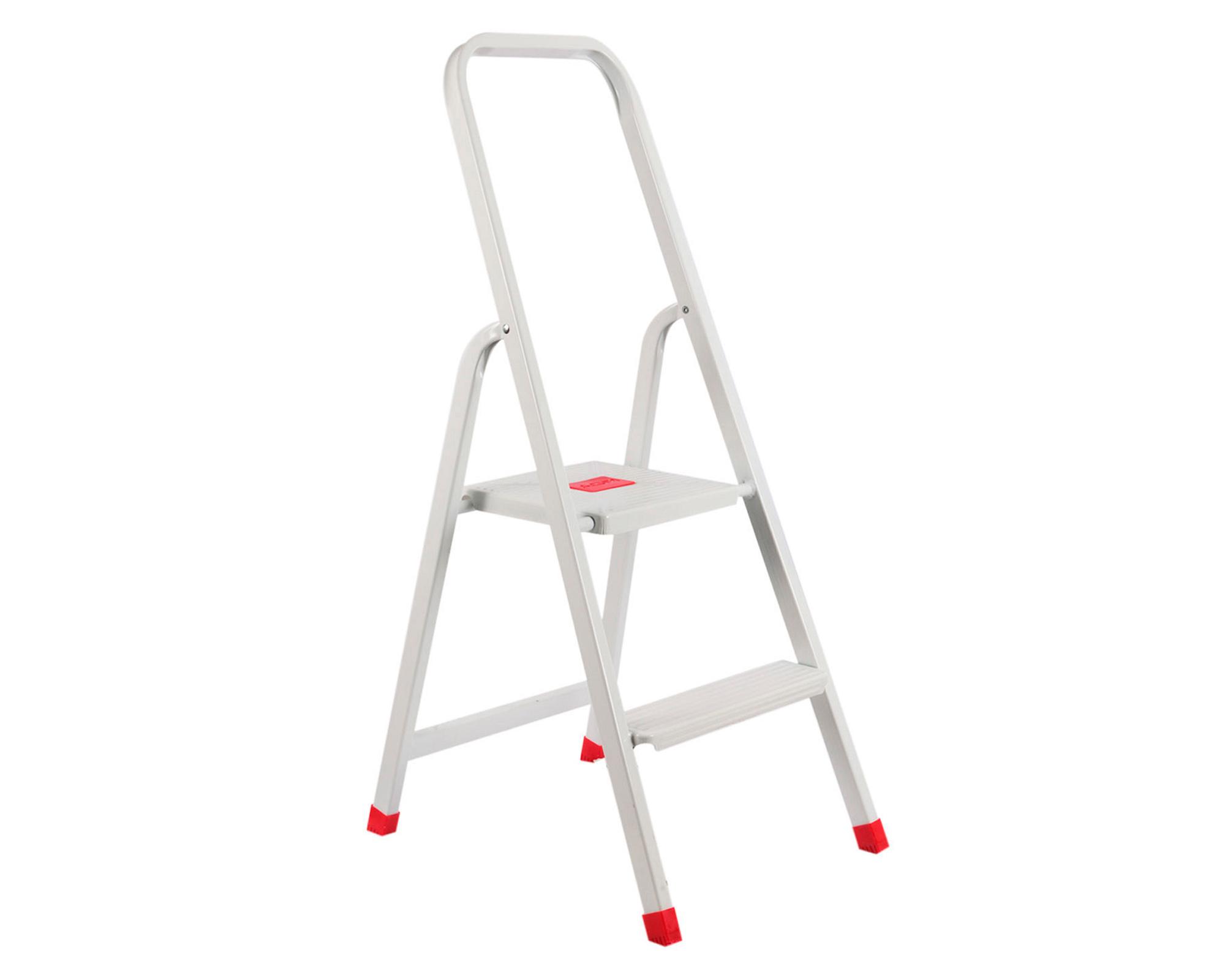Escalera alto 97 cm 2 peldaños blanco AGM-0
