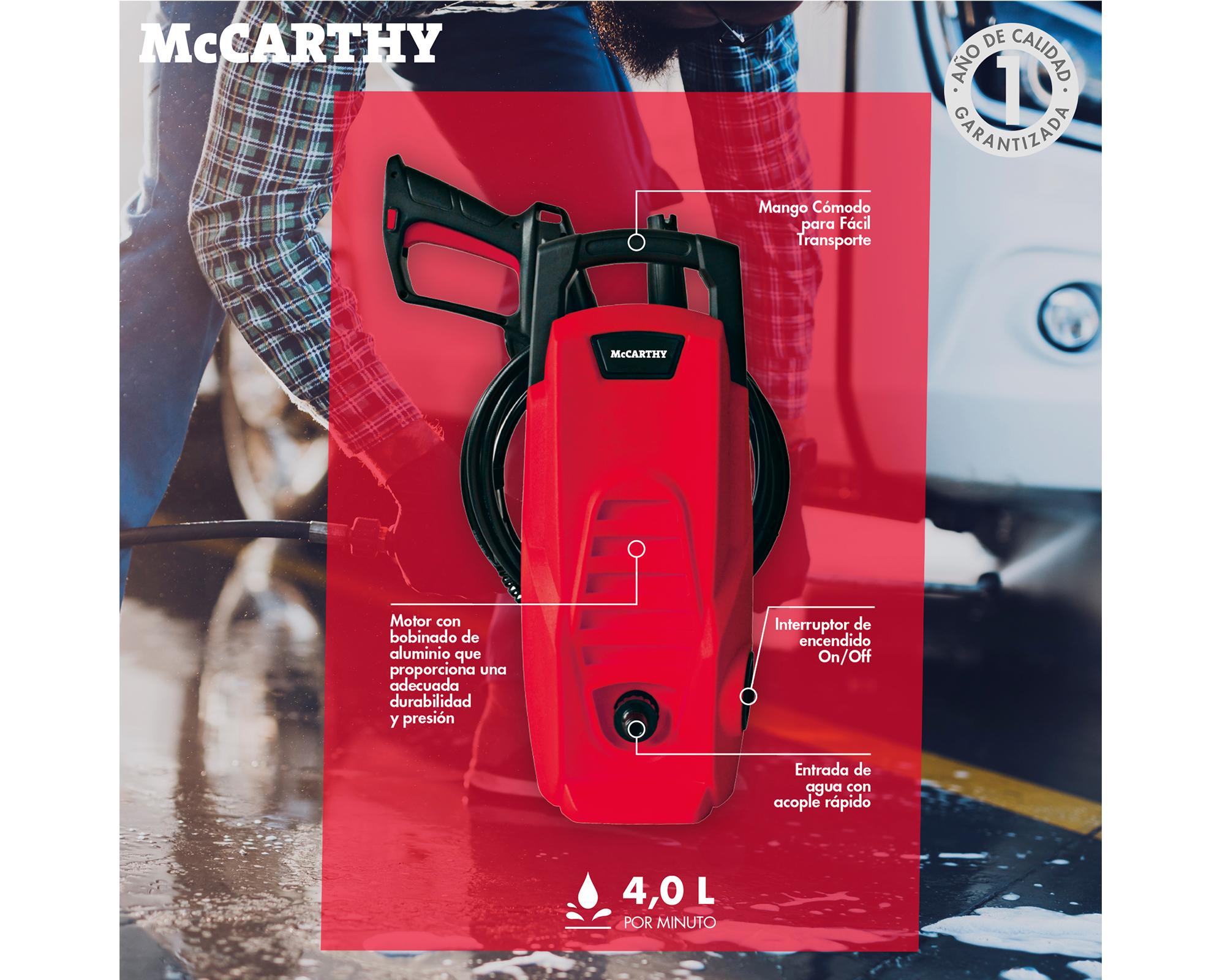 Hidrolavadora 1500W 1305 psi HEEHEEMCC002 McCarthy-3