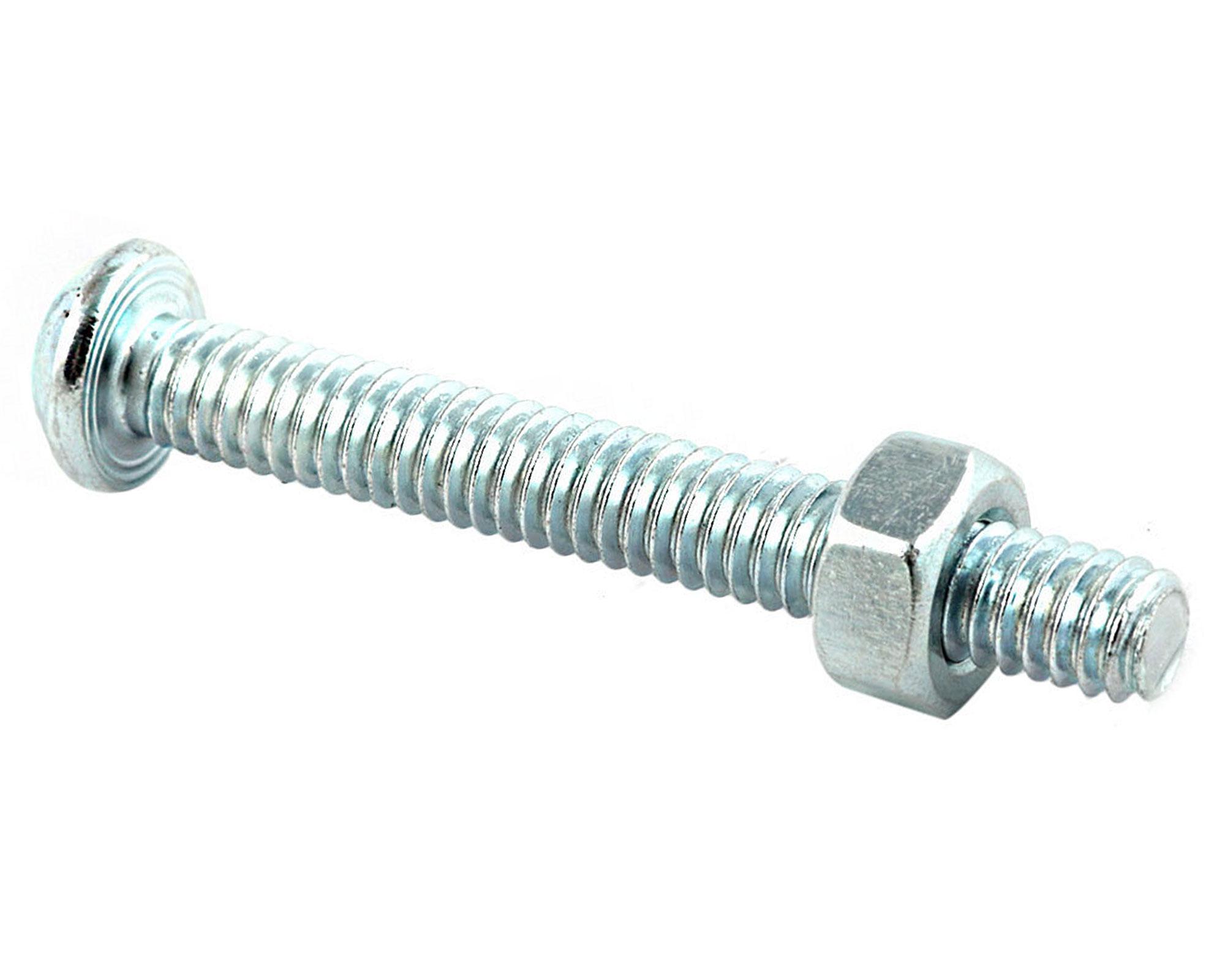 Perno cocina con tuerca 1/4x2'' zincado 20 unidades Arnik-0