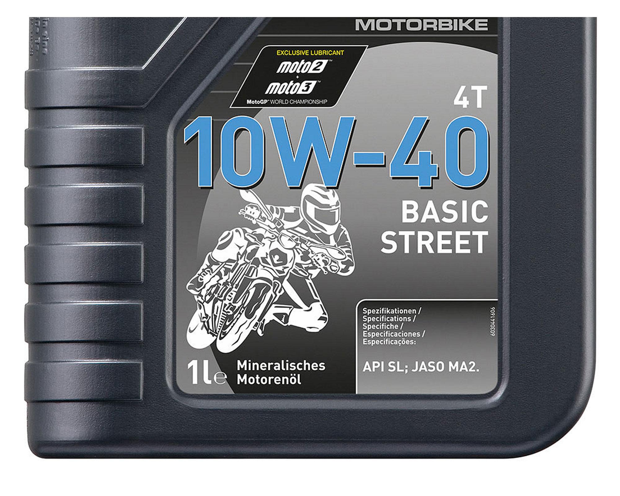 Aceite motorbike 4T 1 litro 10W-40 Basic street Liqui Moly-2