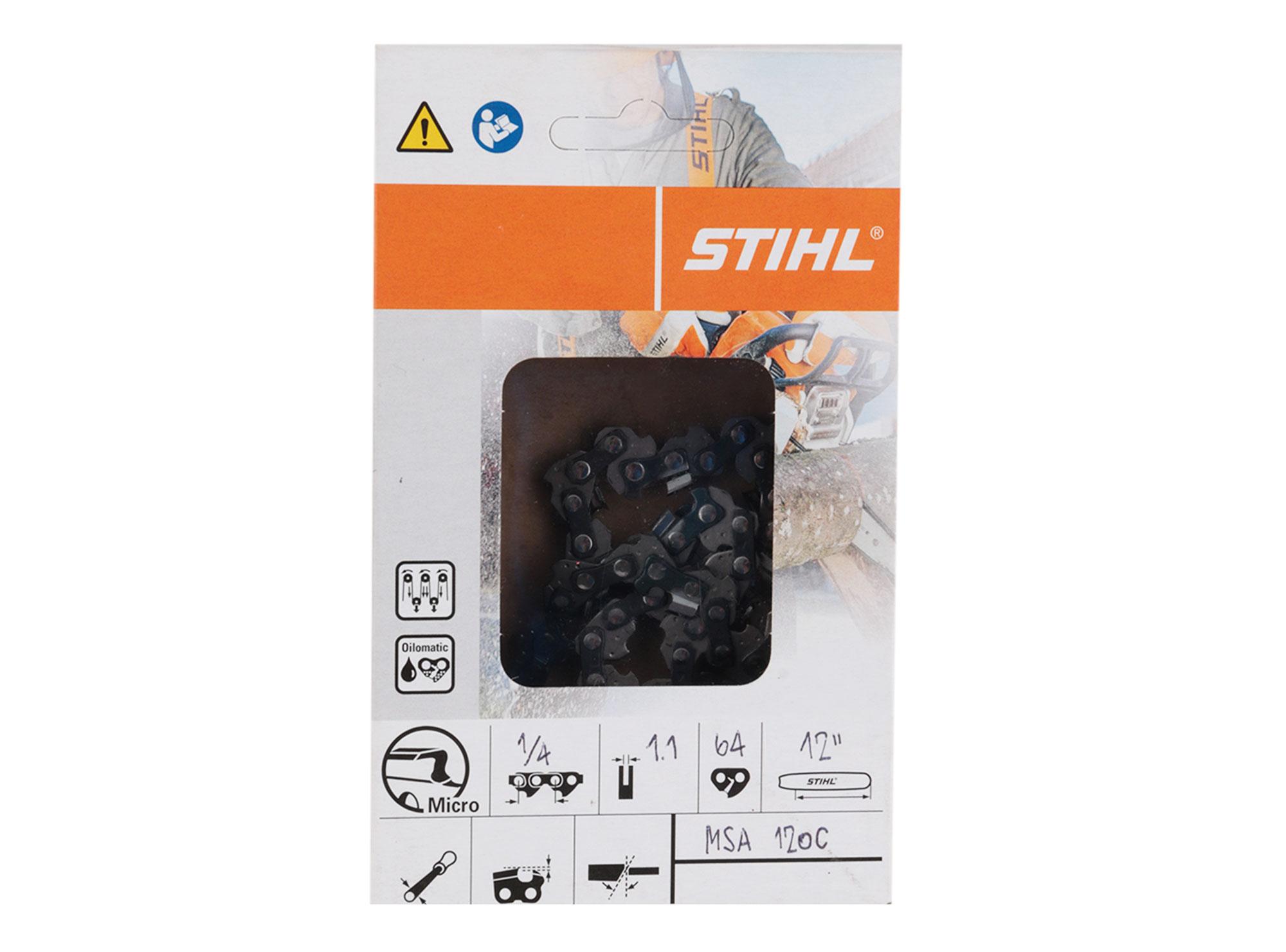 Cadena motosierra 1/4'' 1,1 mm 12'' MSA120 Stihl-1