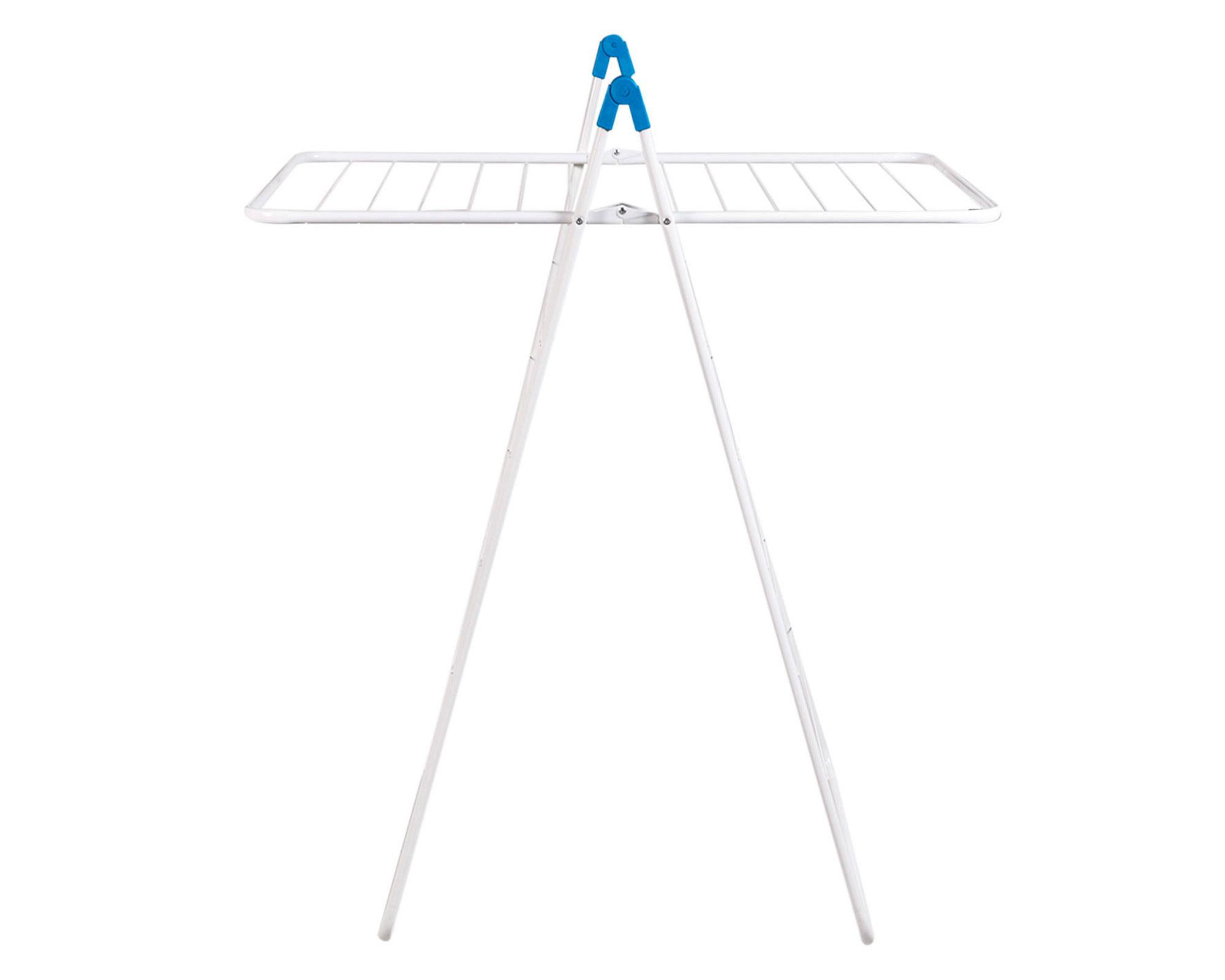 Tendedero plegable blanco/azul Lioi-0