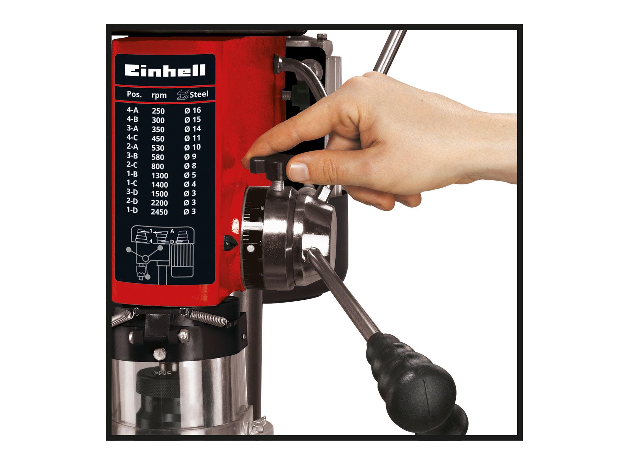 Taladro pedestal 630W 1,5-16mm TC-BD630 Einhell-5