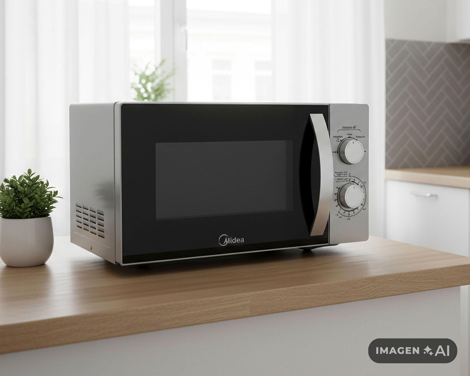 Microondas 20 litros MMP-20NCJ9 gris Midea-3