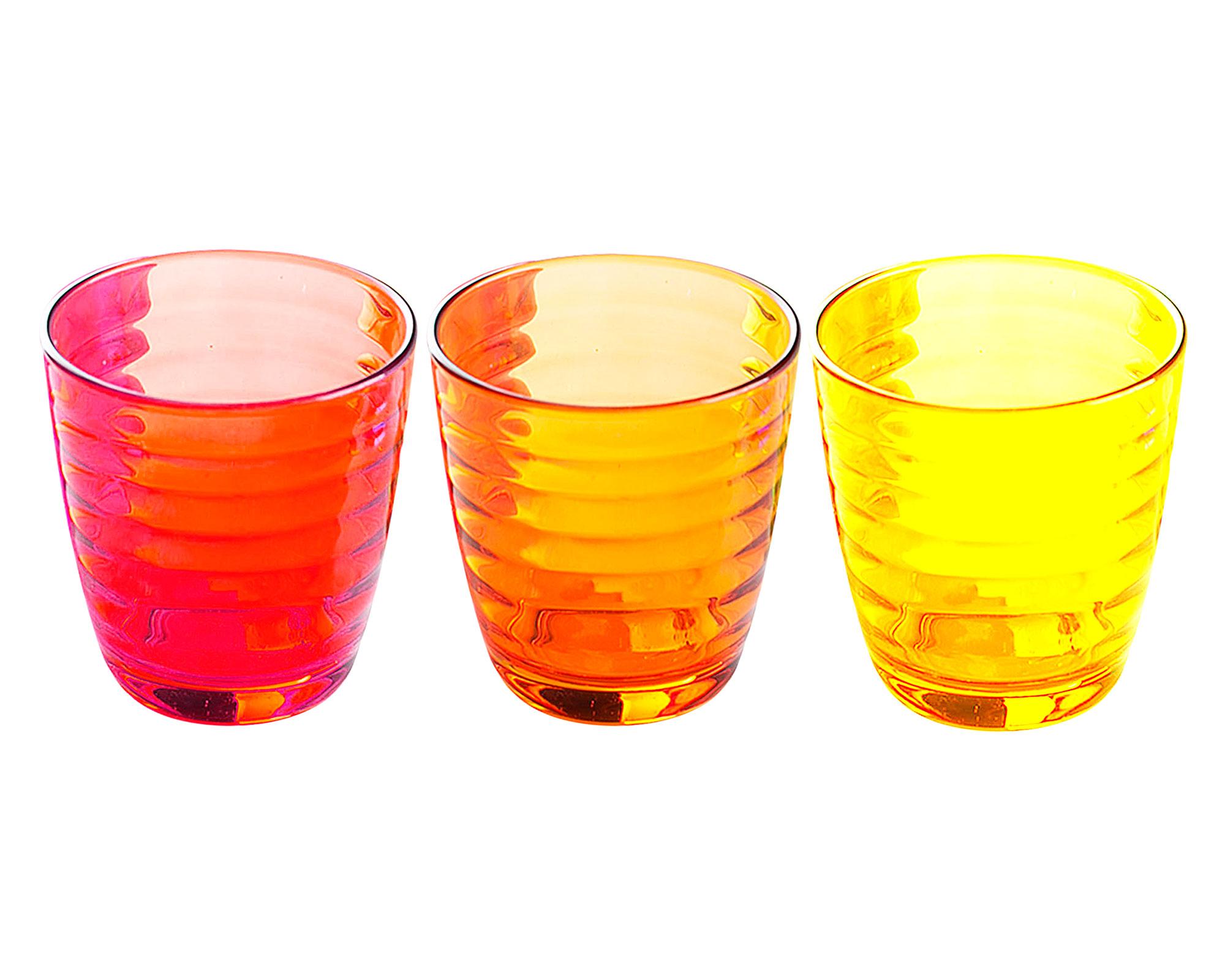 Vaso bajo 240 ml Líneas 6 unidades Cotidiana-1