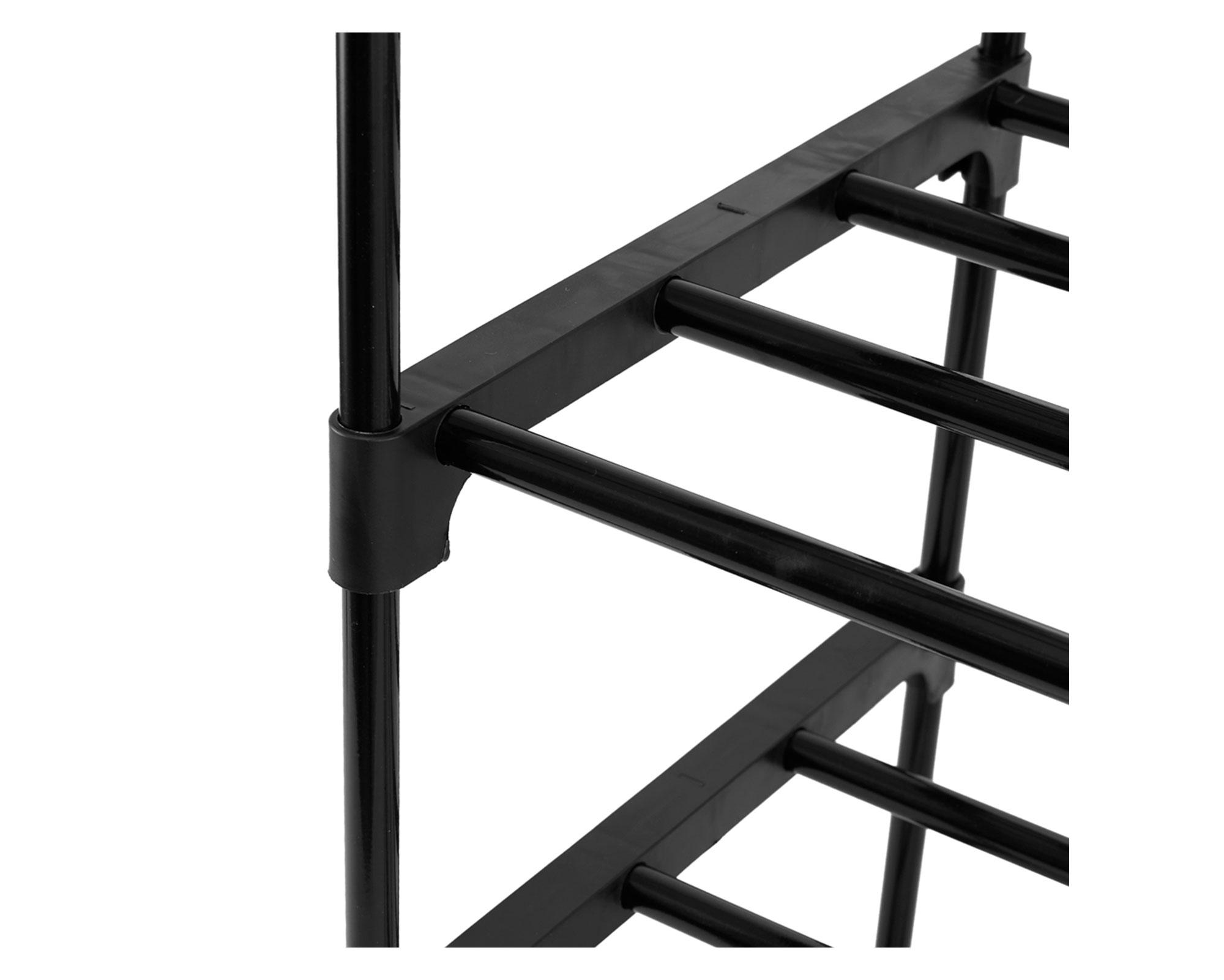 Organizador zapatos 4 niveles negro Cotidiana-3