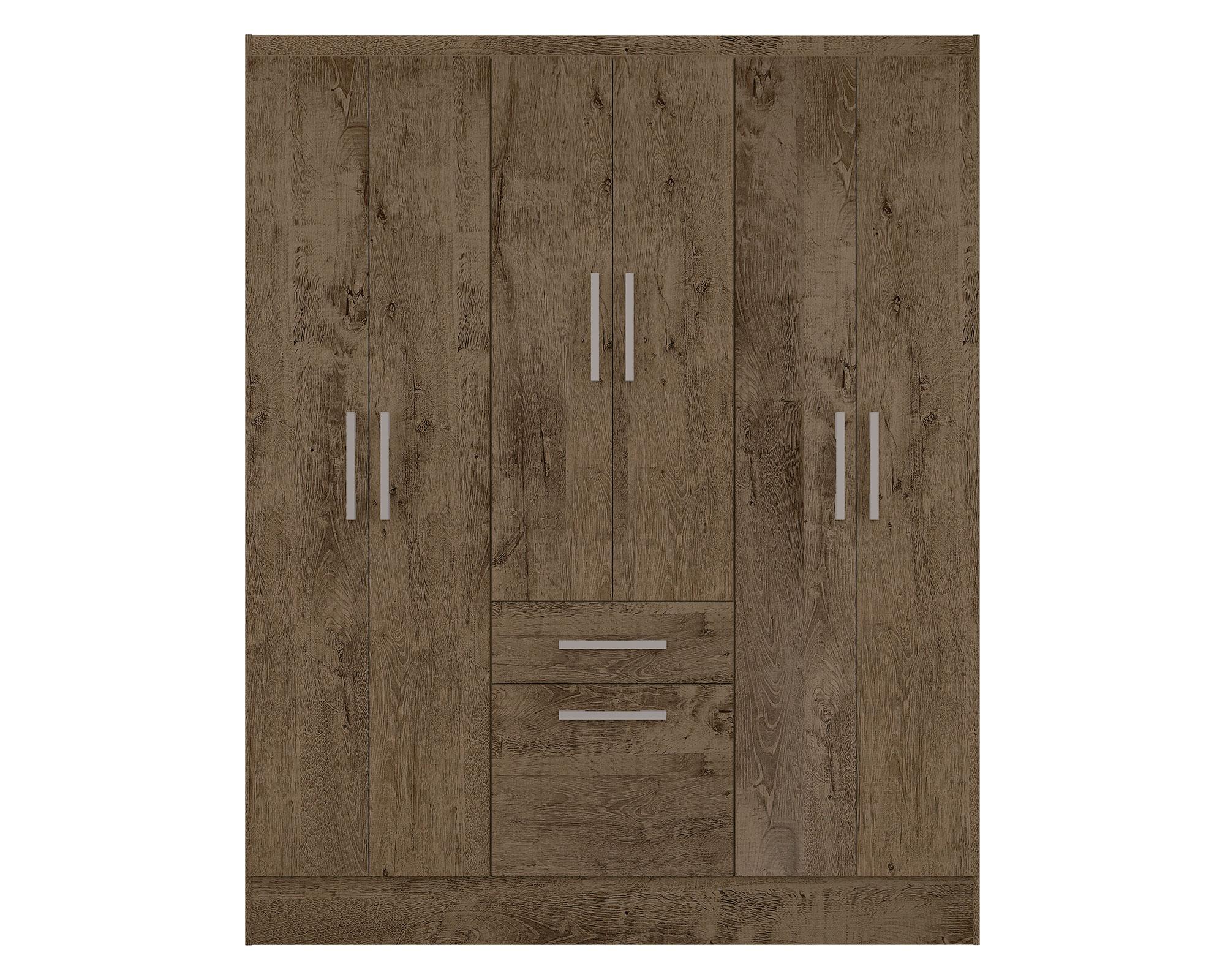 Clóset 6 puertas 1 cajón 1 zapatero Moca M+Design-0