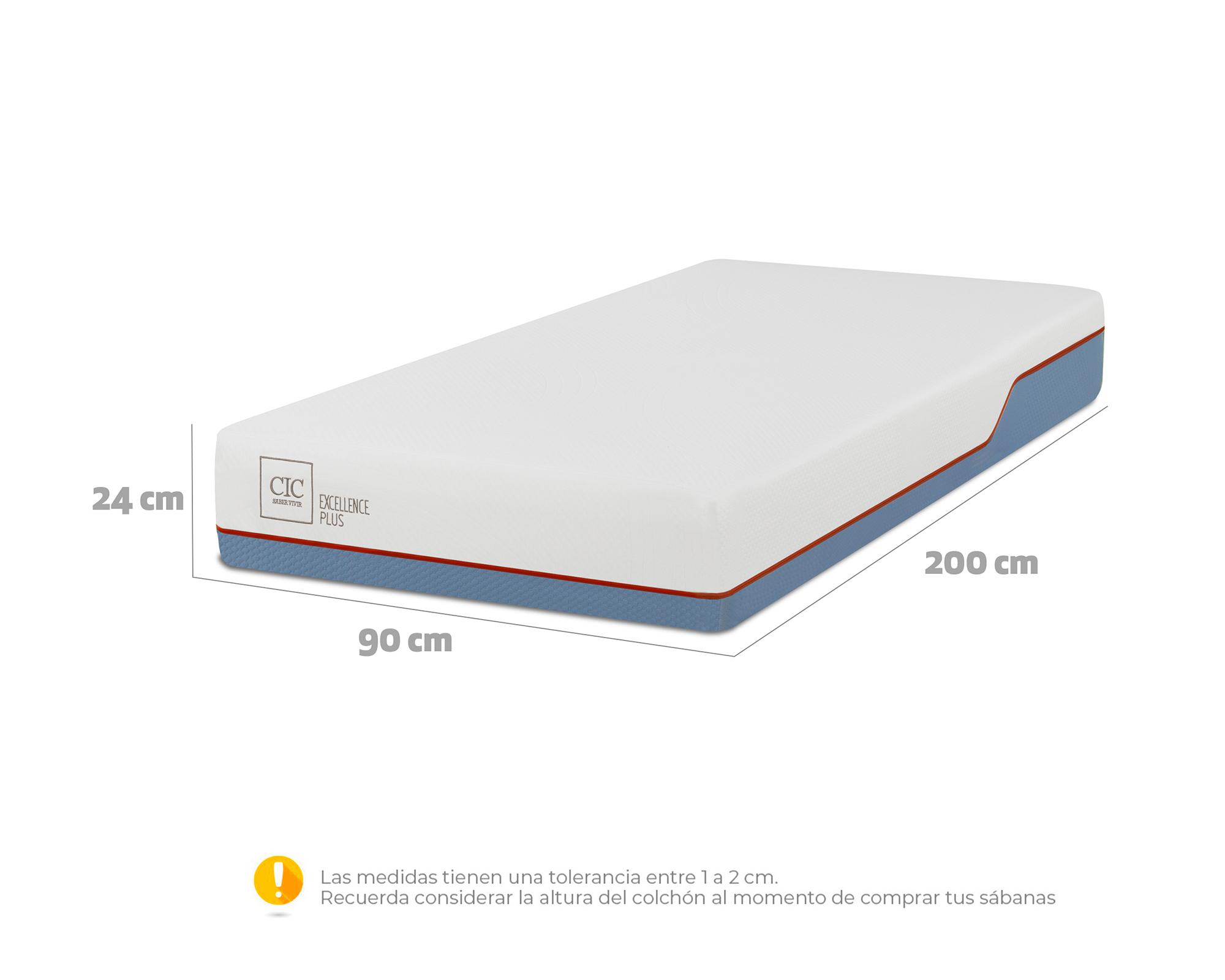 Colchón 1 plaza Excellence plus Cic-3