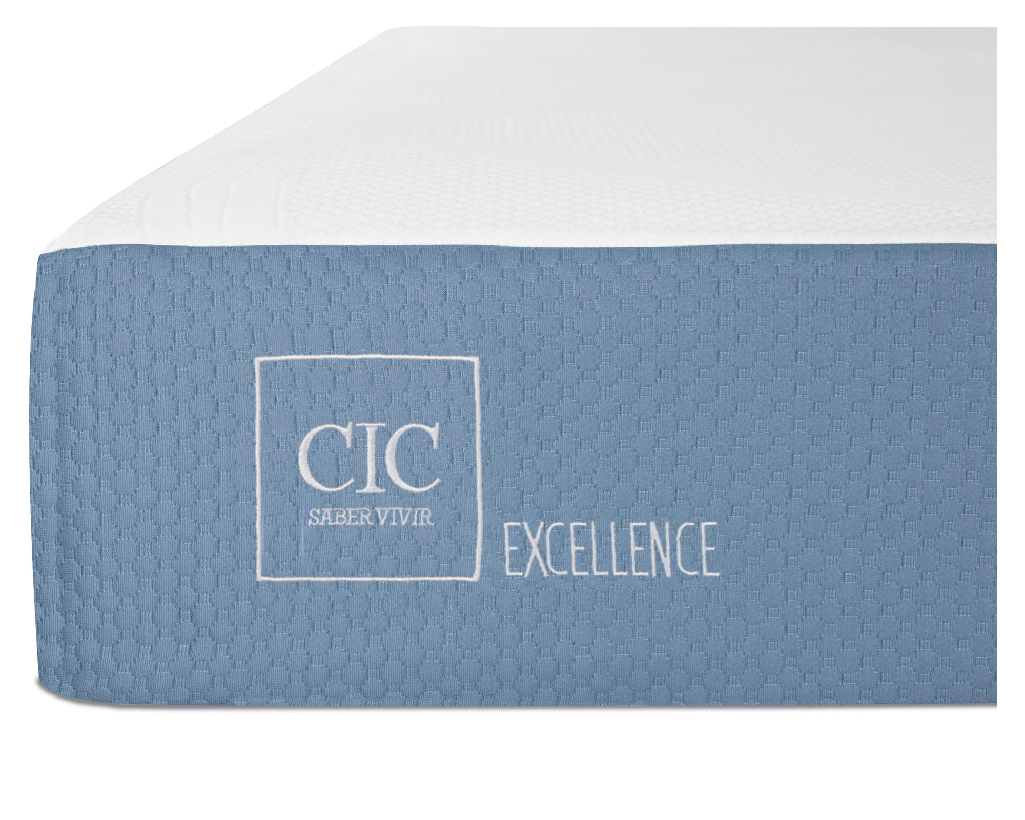 Box americano 2 plazas x 190 cm Excellence + almohadas Cic-2