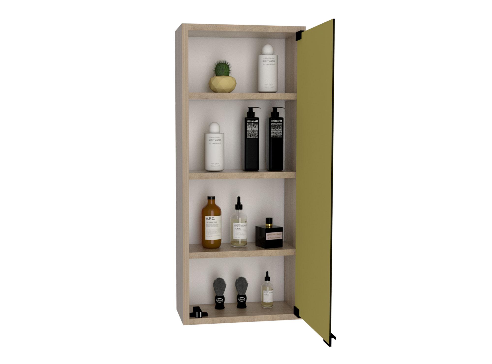 Gabinete baño 1 puerta Bosco rovere TuHome.-2