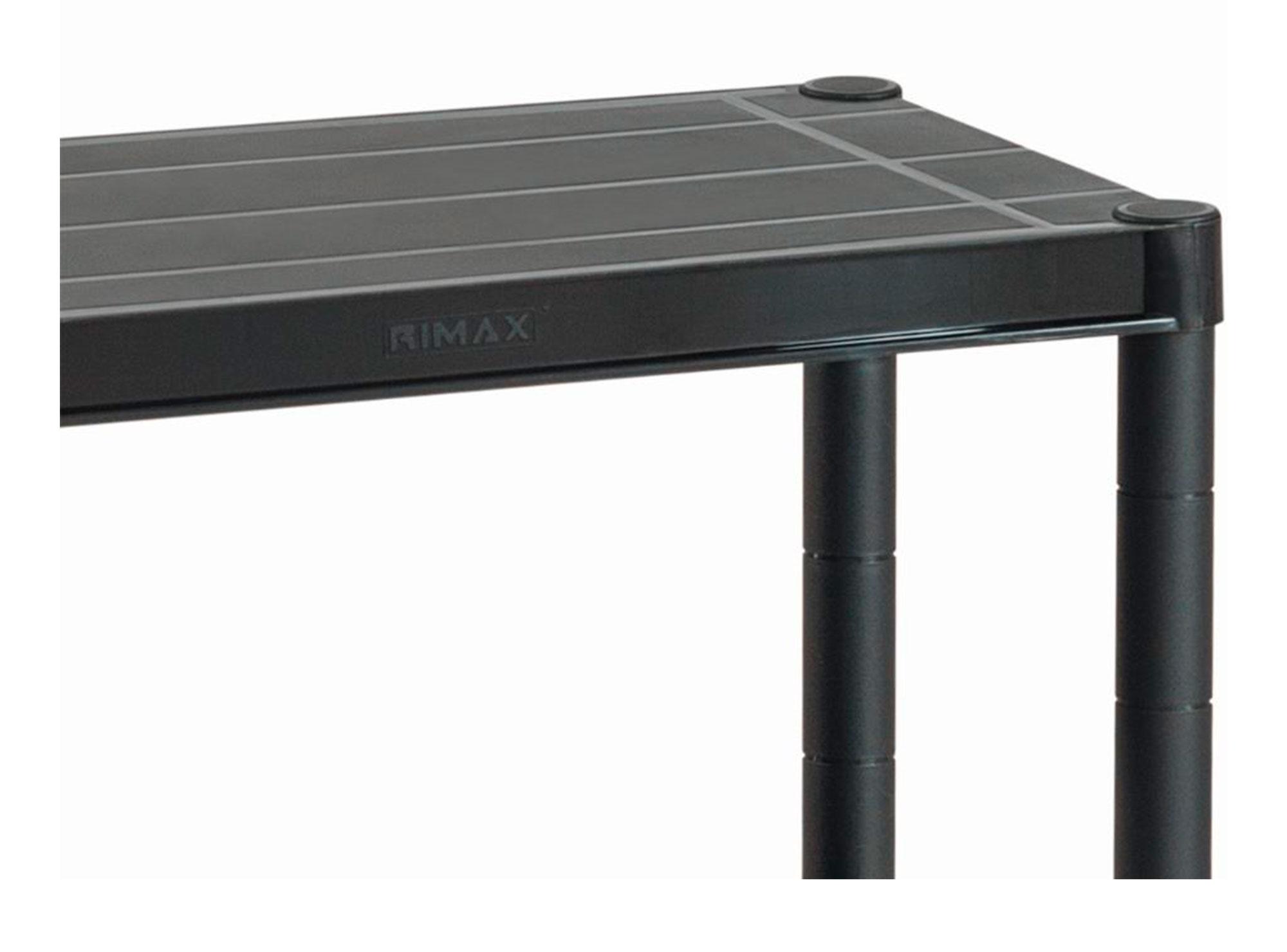 Estante 4 niveles negro Rimax-2