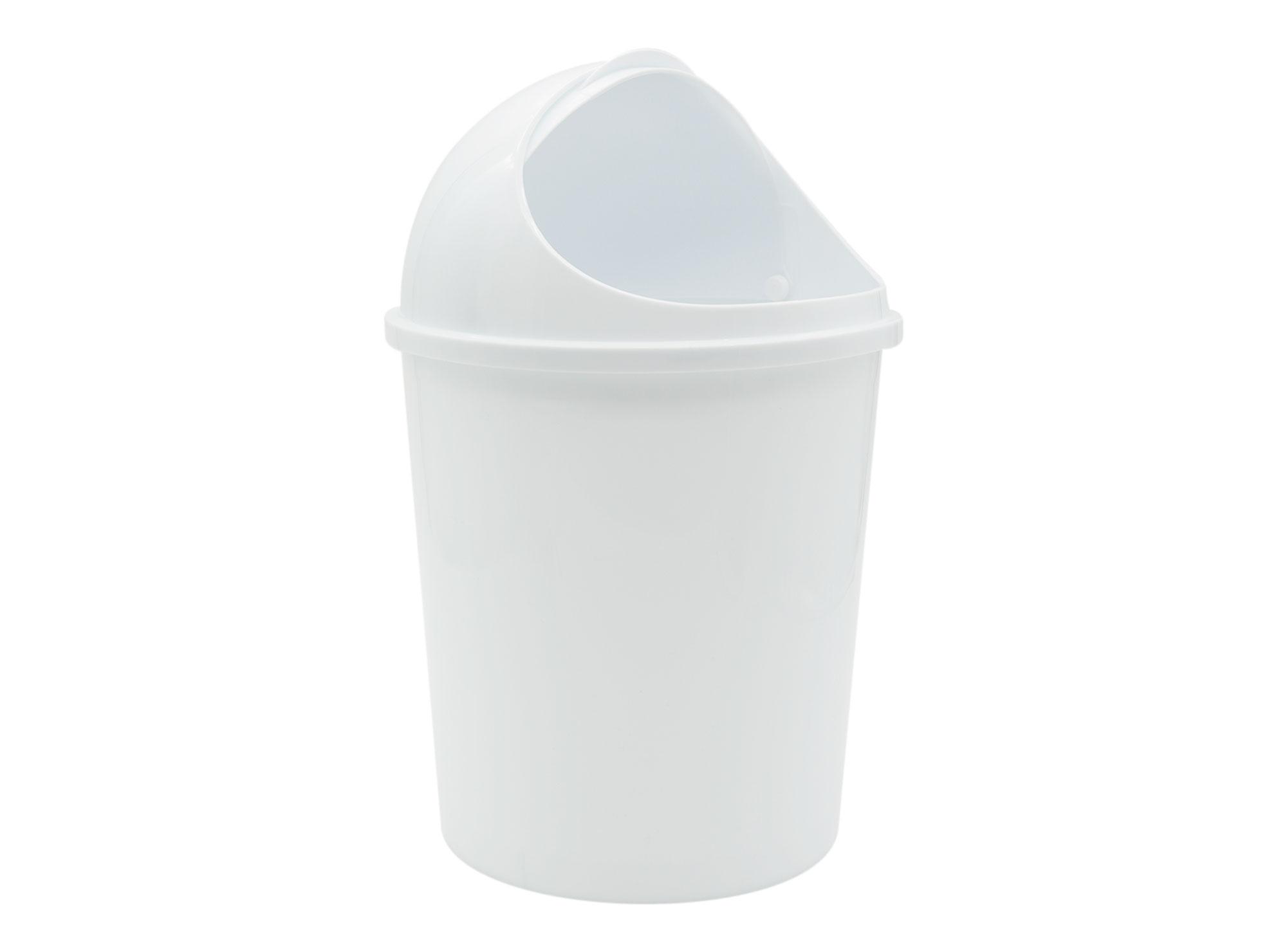 Papelero con tapa Venus blanco Reyplast-2