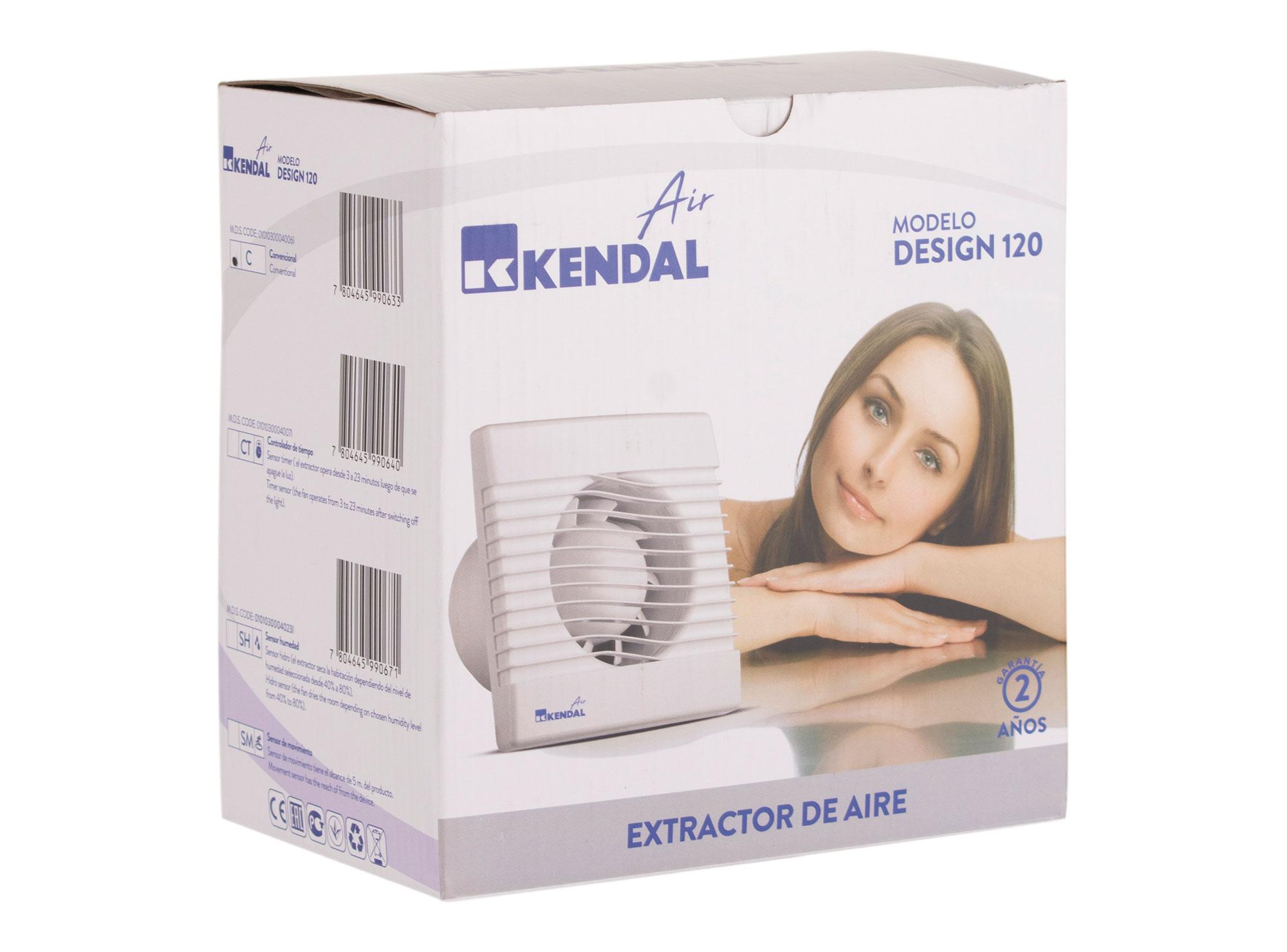 Extractor de aire 5'' 16W Design 120SH Kendal-6