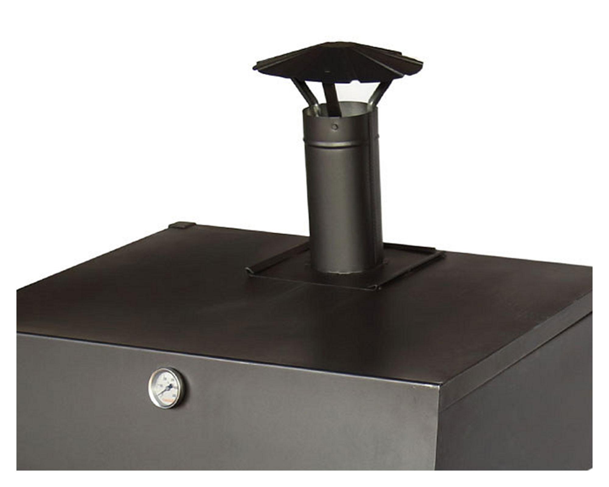 Parrilla a carbón con ahumador Maihue Alcazar-2