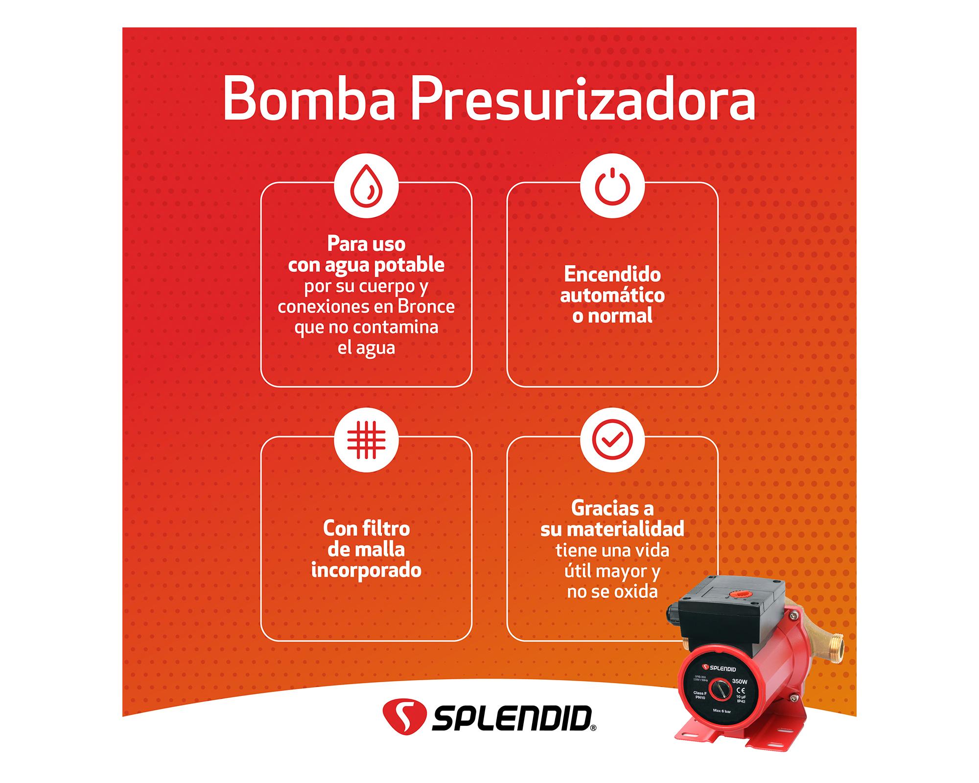 Bomba presurizadora BRS-350 350 W-4