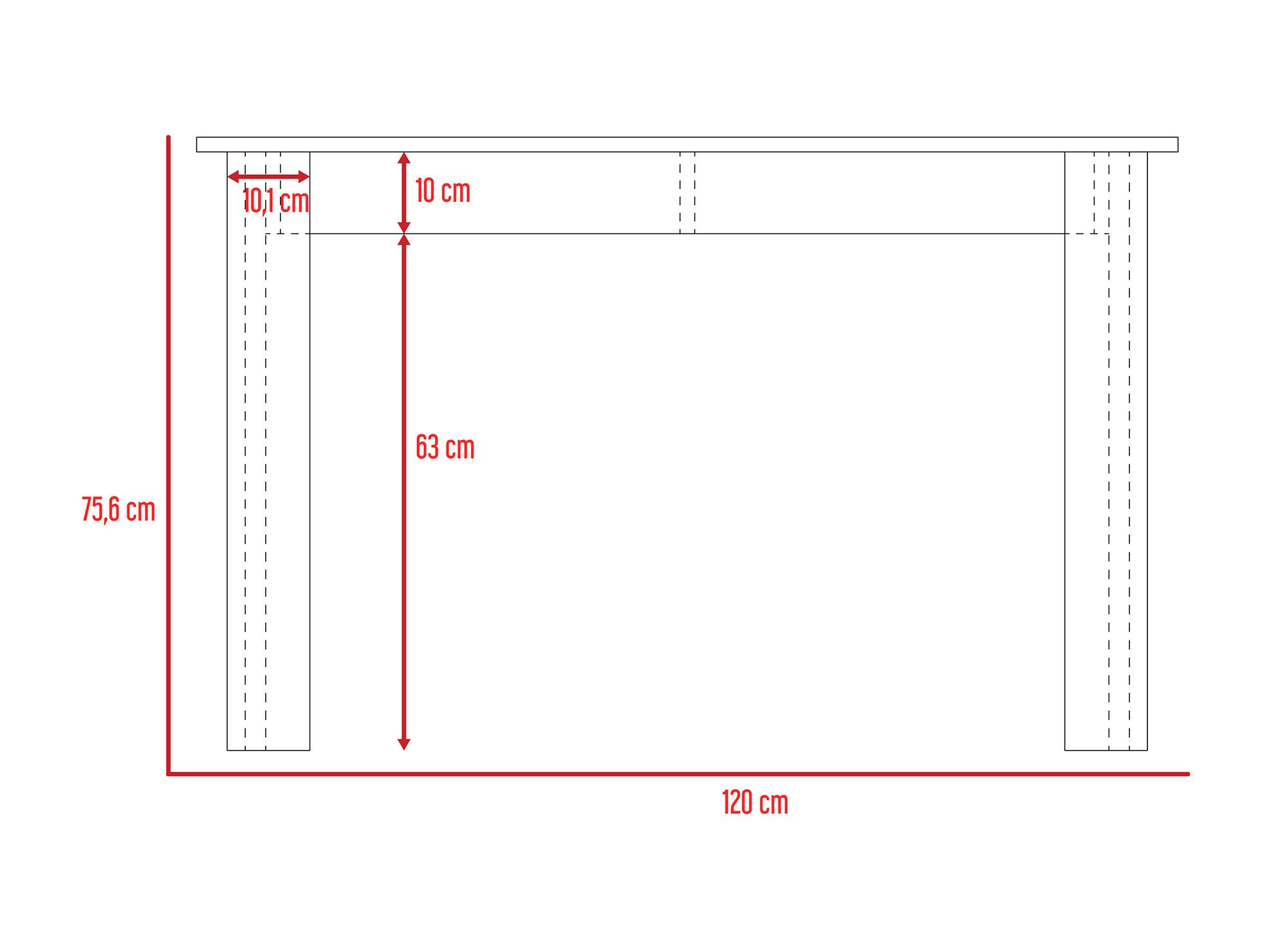Mesa comedor Portofino 120 rovere TuHome-6