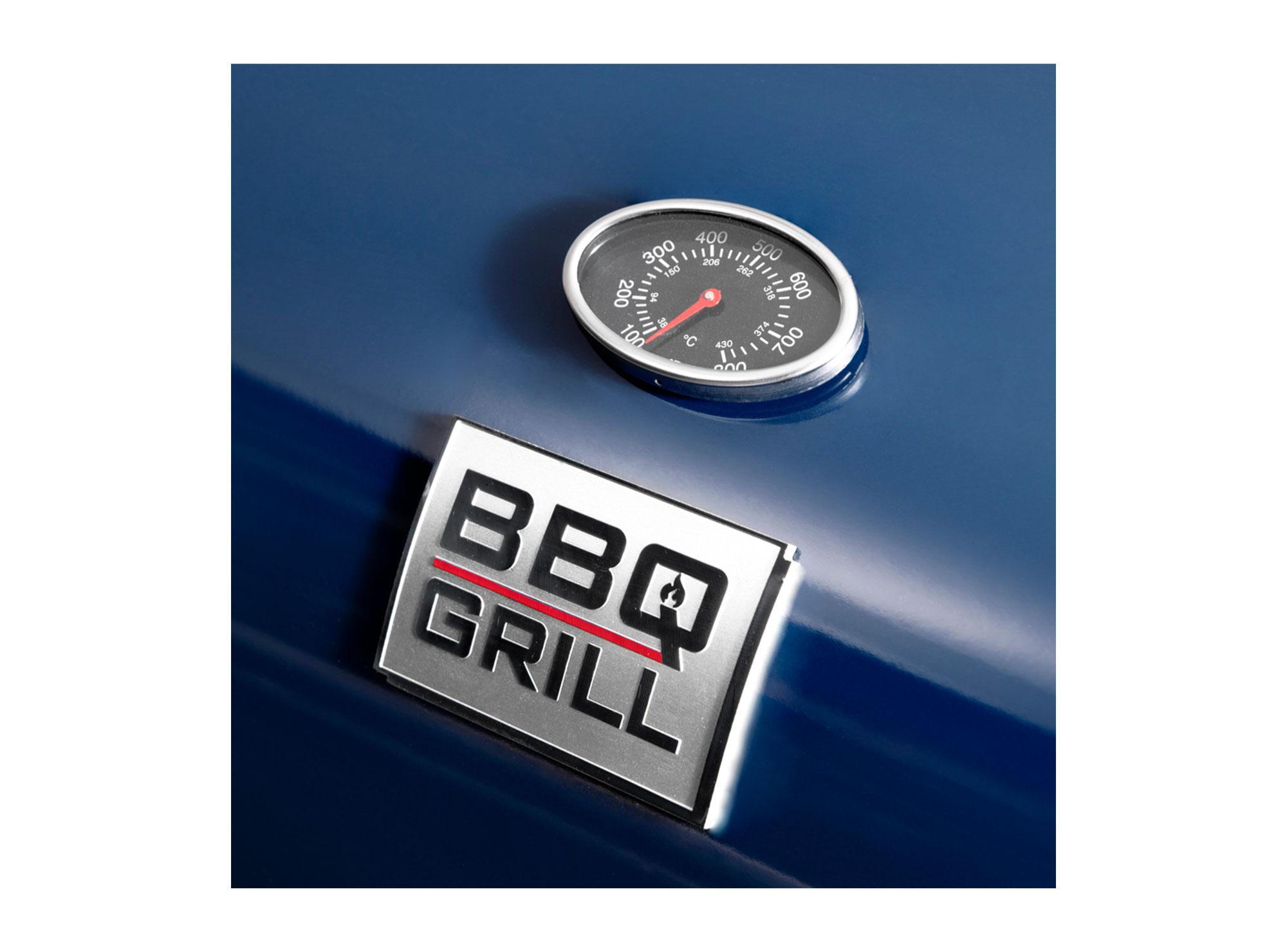 Parrilla a gas 3 quemadores + lateral Michigan BBQ Grill-4