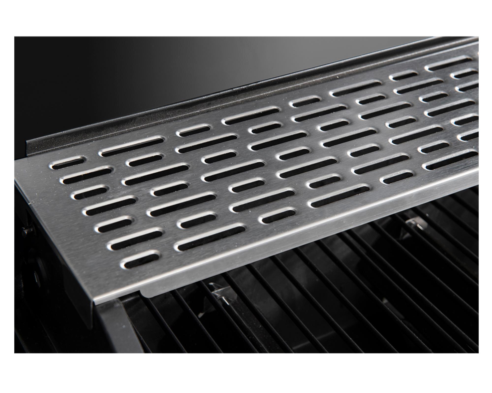 Parrilla a gas Giorgia 3 quemadores + quemador lateral BBQ Grill-5