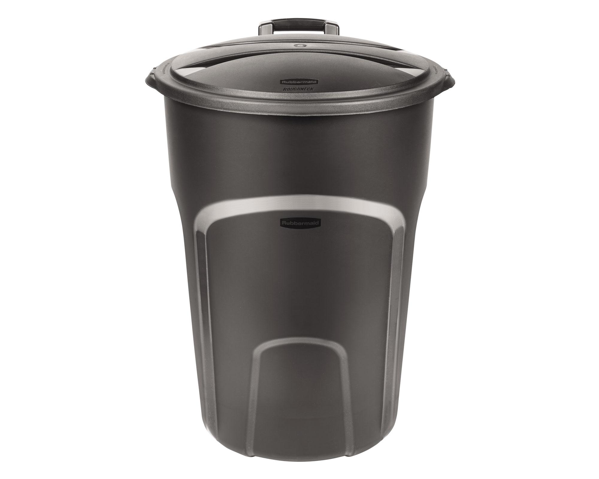 Basurero 121 litros Roughneck negro Rubbermaid.-0