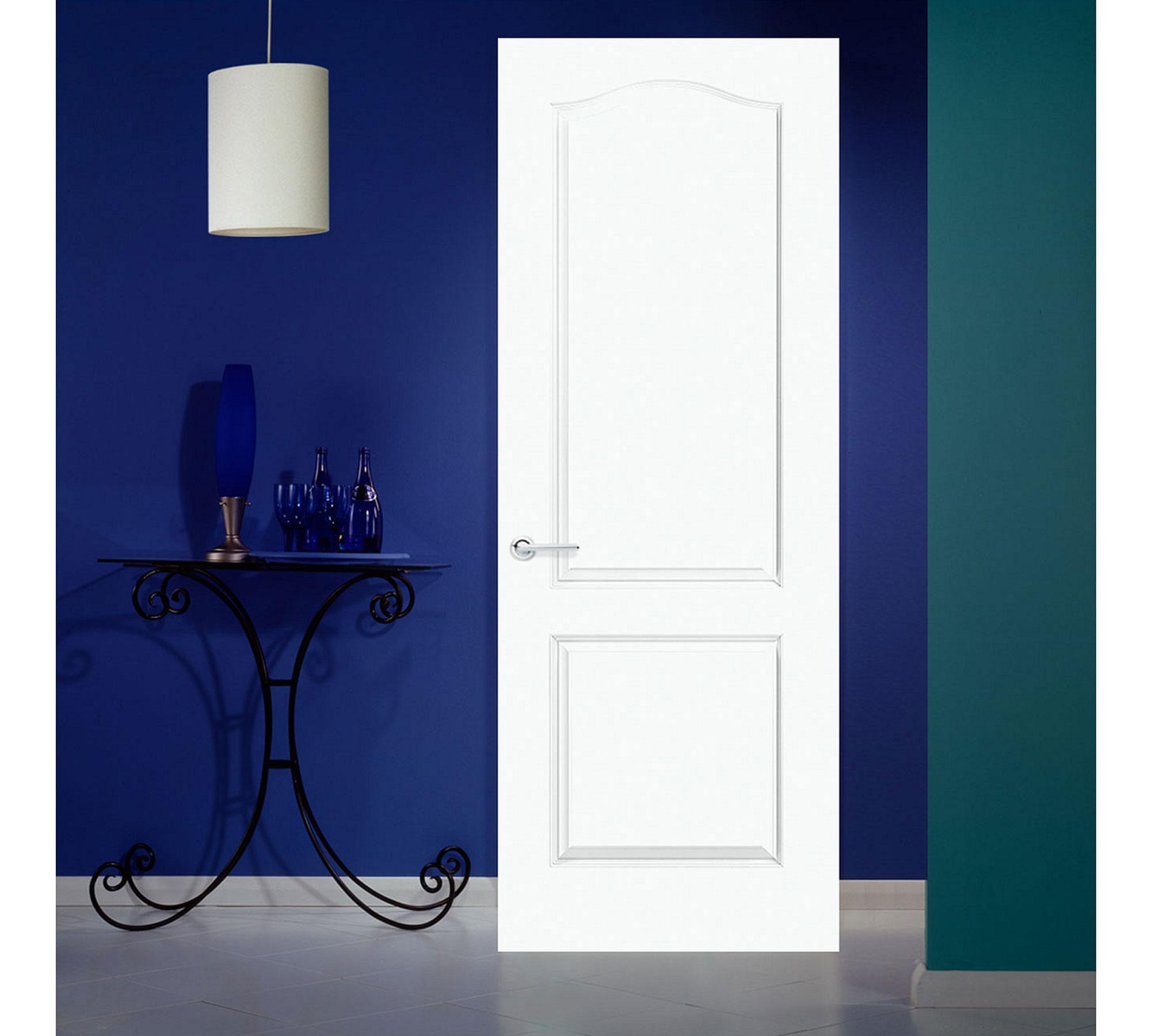 Puerta Interior Prestige HDF 80x210 cm con perforación Masonite-0