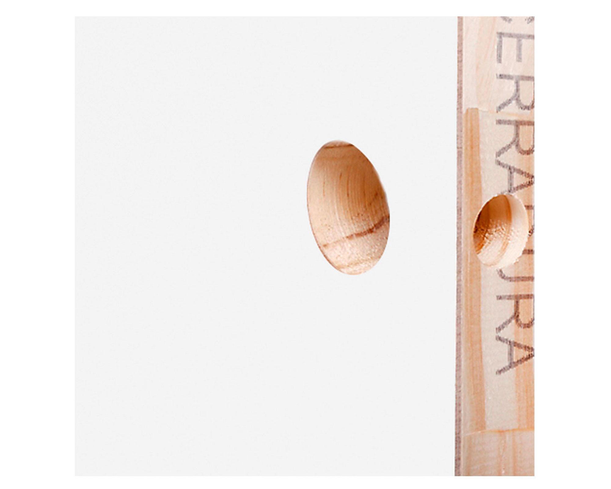 Puerta Interior Madrigal HDF 70x200 cm con perforación Masonite-2