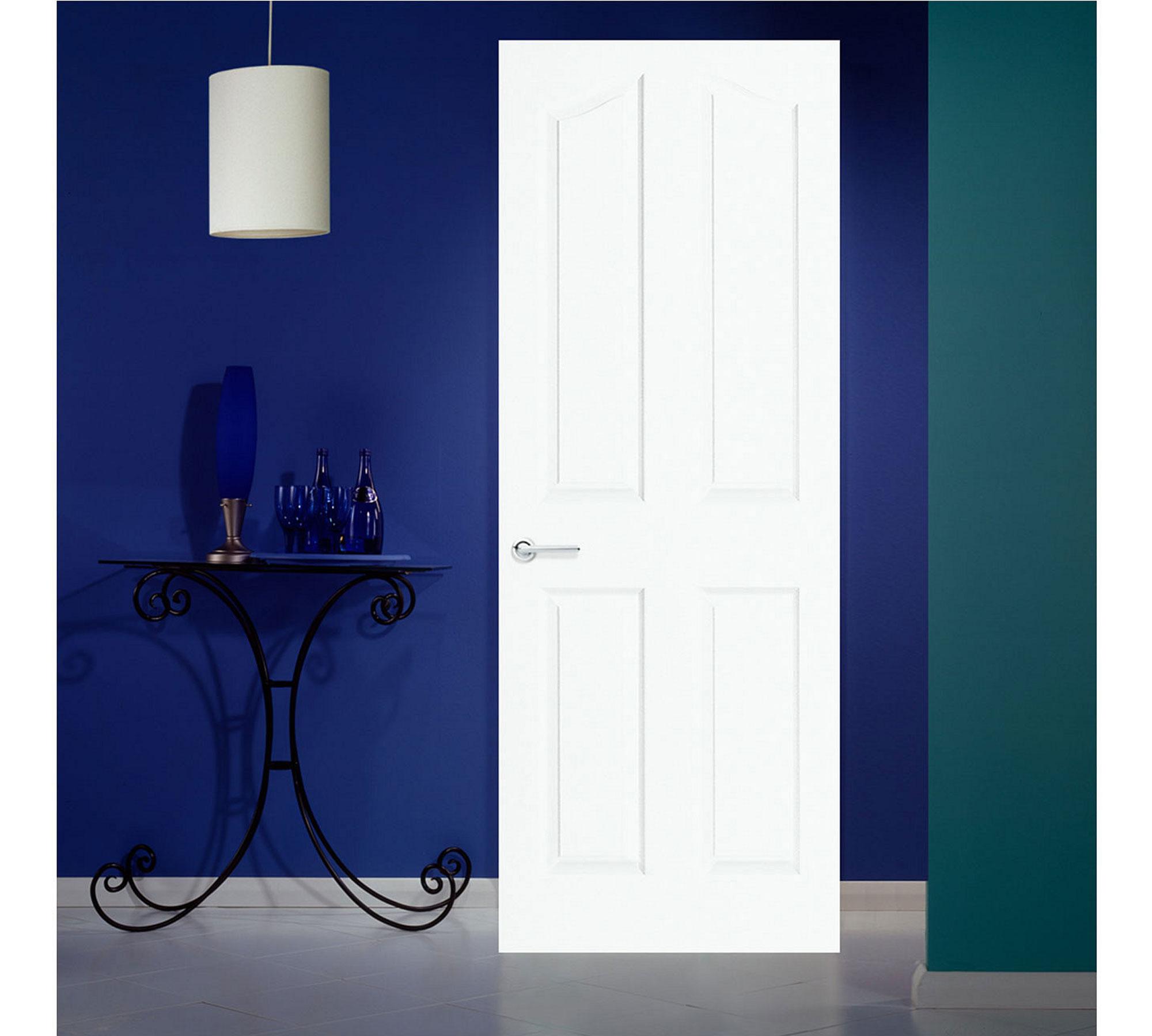 Puerta Interior Madrigal HDF 70x200 cm sin perforación Masonite-0