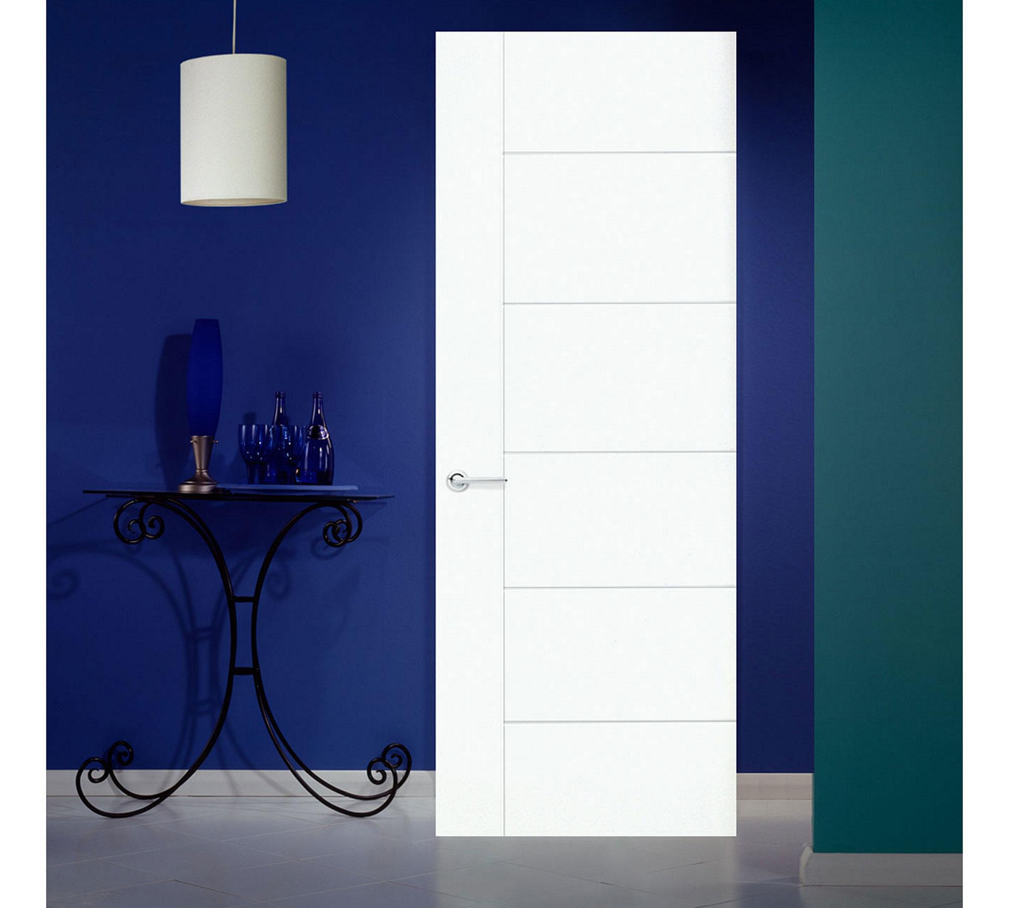 Puerta Interior Rosario HDF 80x200 cm Sin perforación Masonite-0