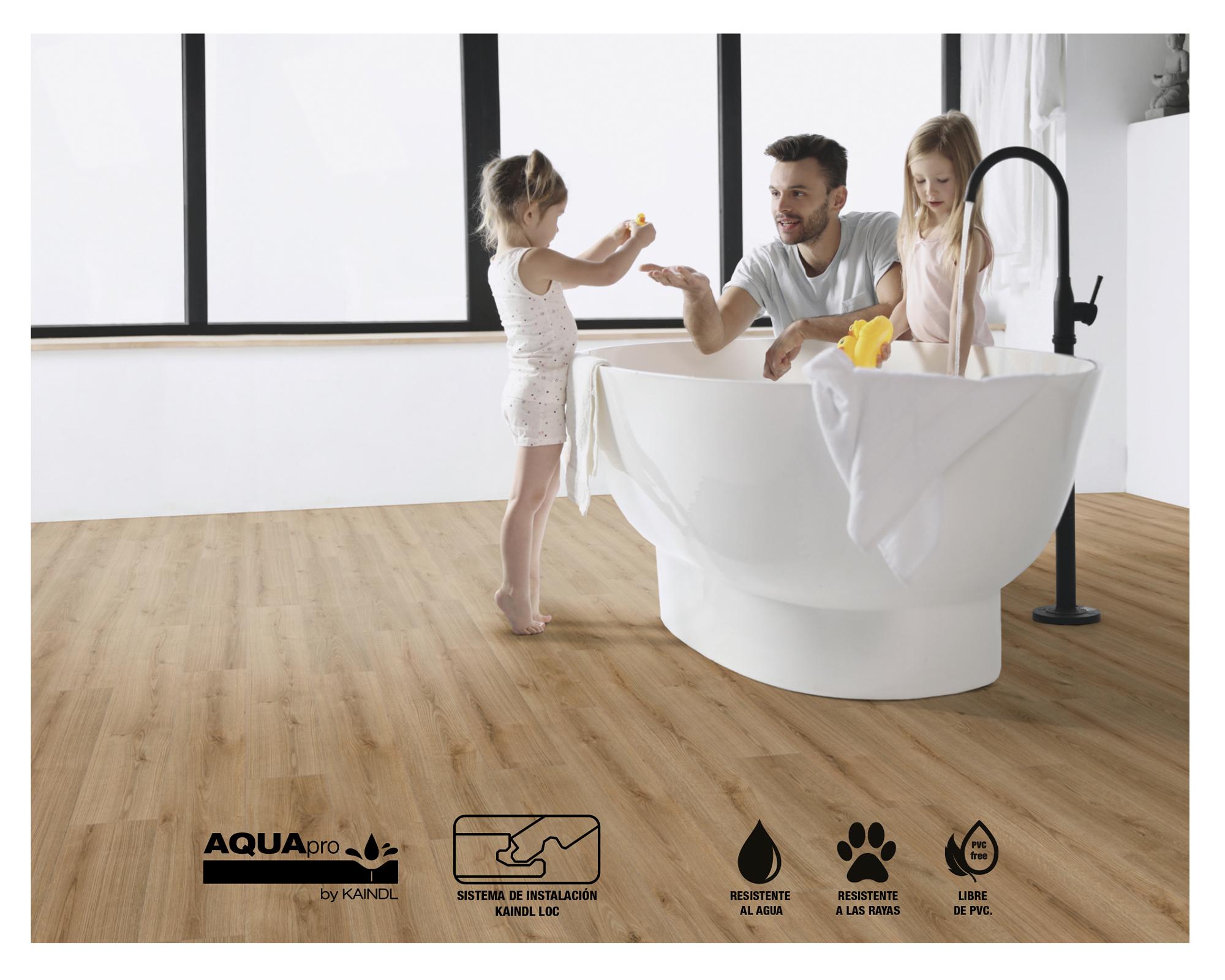 Piso flotante Classic touch Aquapro trend 8 mm 2.40 m2-3