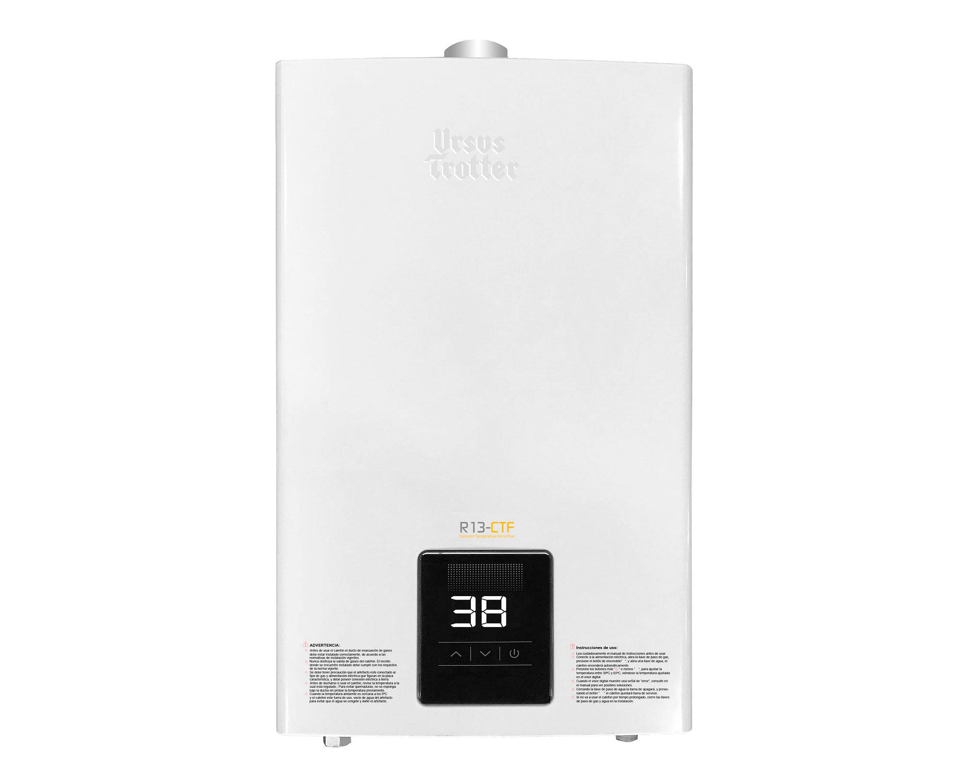 Calefont tiro forzado 13 lt gas licuado R13-CTF Ursus Trotter-0