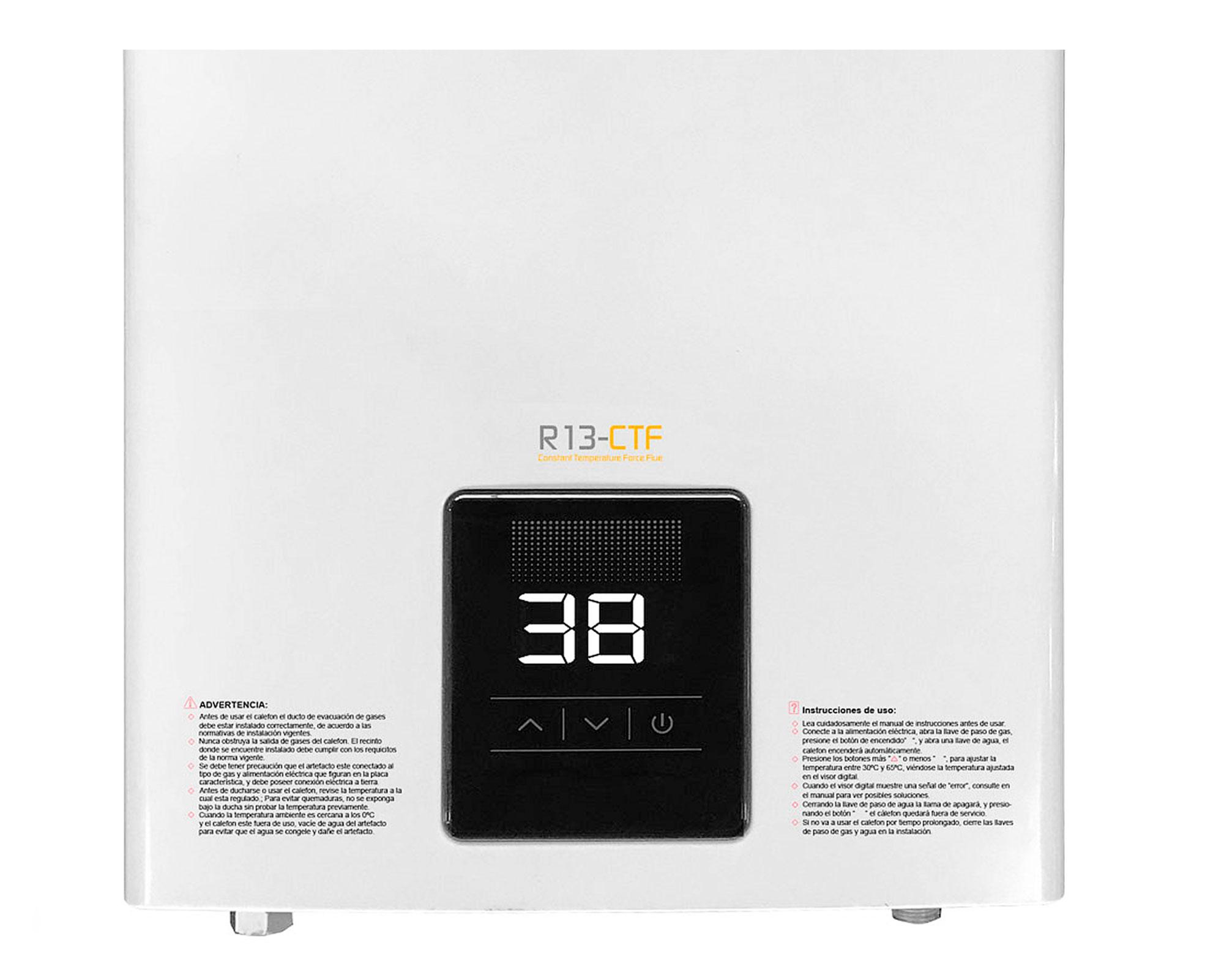 Calefont tiro forzado 13 lt gas licuado R13-CTF Ursus Trotter-1