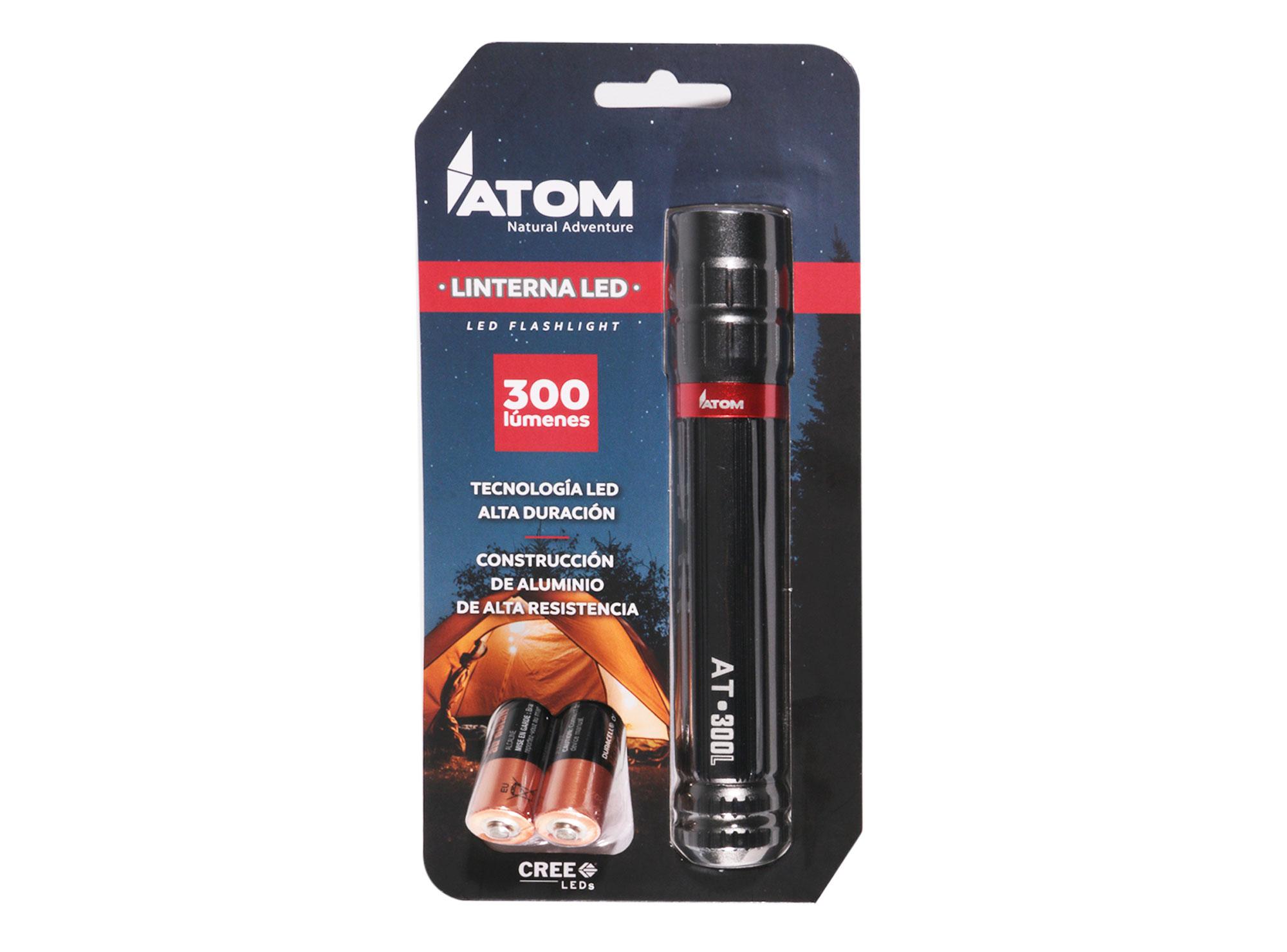 Linterna LED 300 lúmenes Atom-2