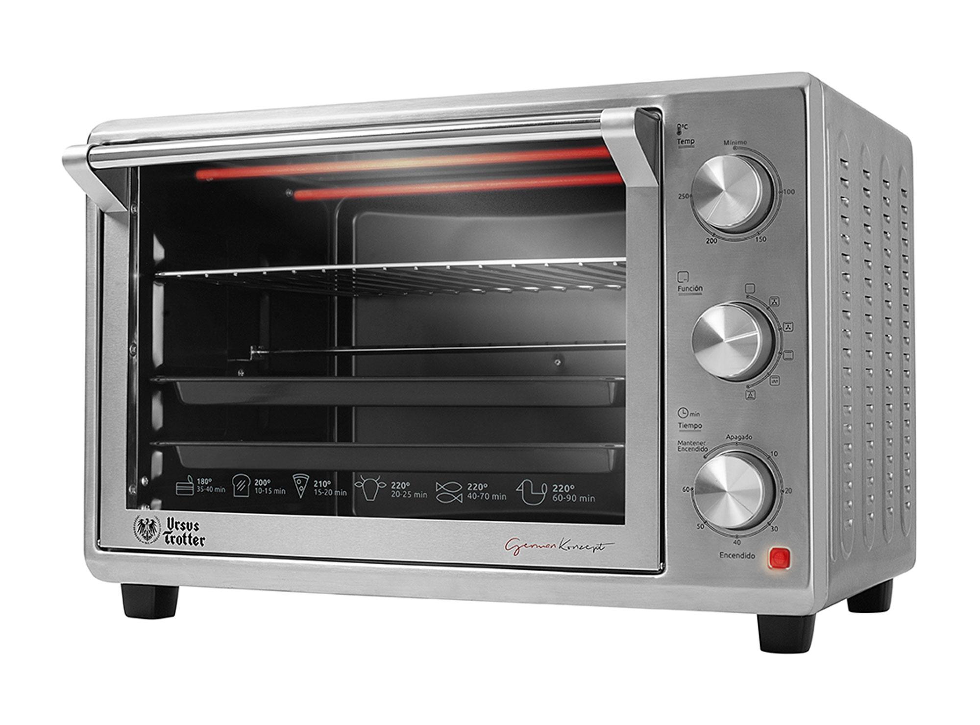 Horno eléctrico 60 litros UT-BACKOFEN60 inox Ursus Trotter-0