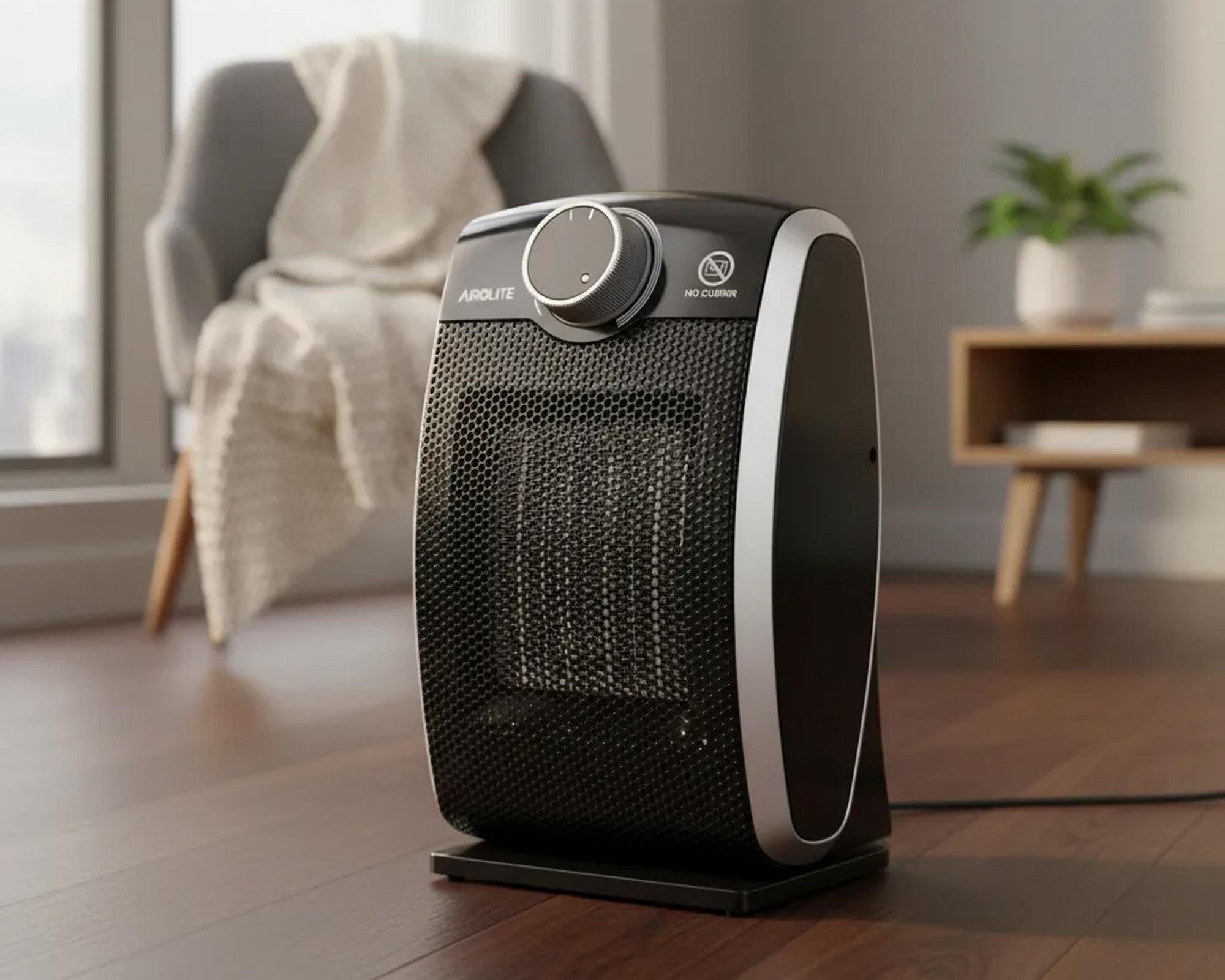 Termoventilador cerámico oscilante Curve black 1800 W-2