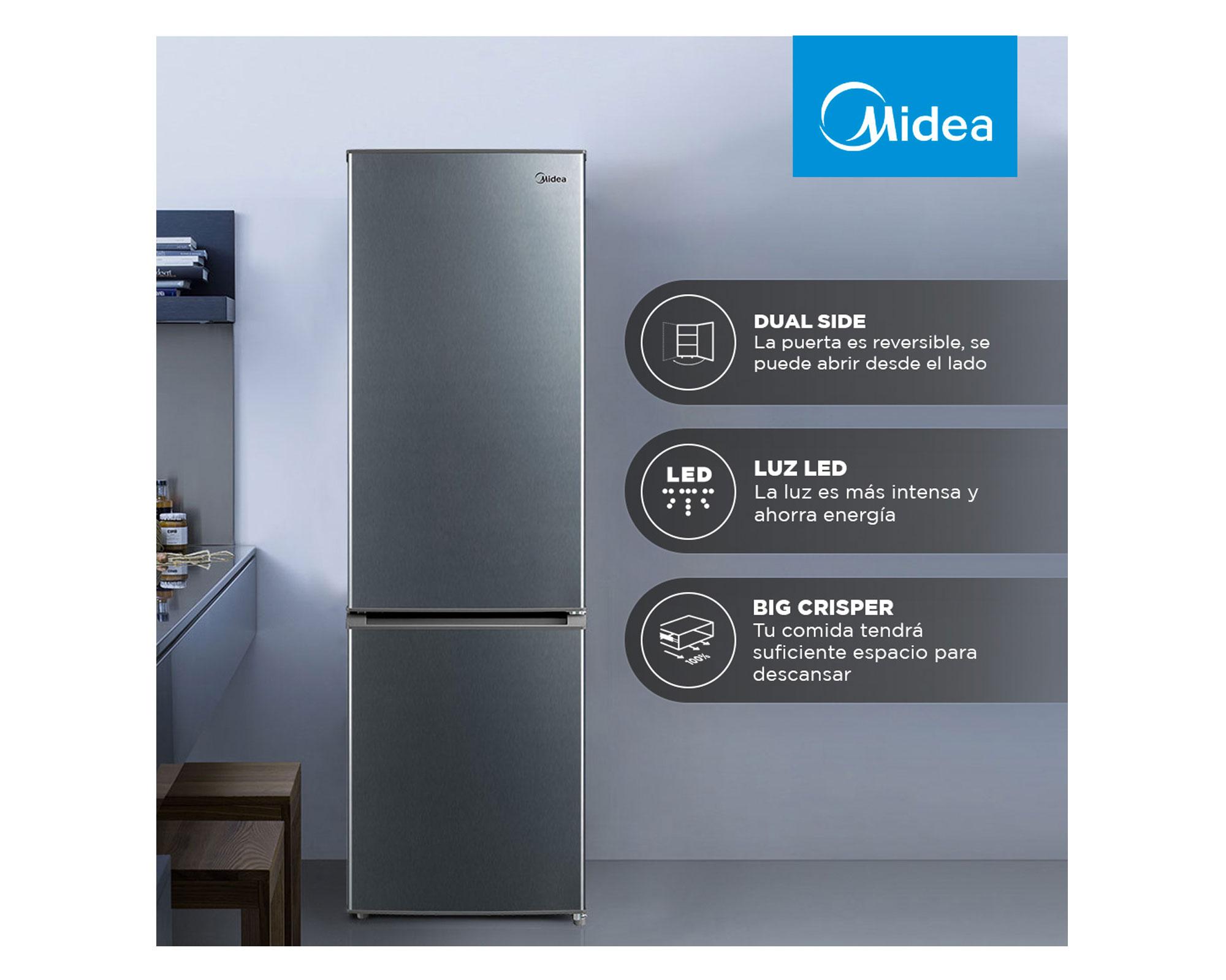 Refrigerador frío directo 260 litros MRFI-2660S346RW Midea-9