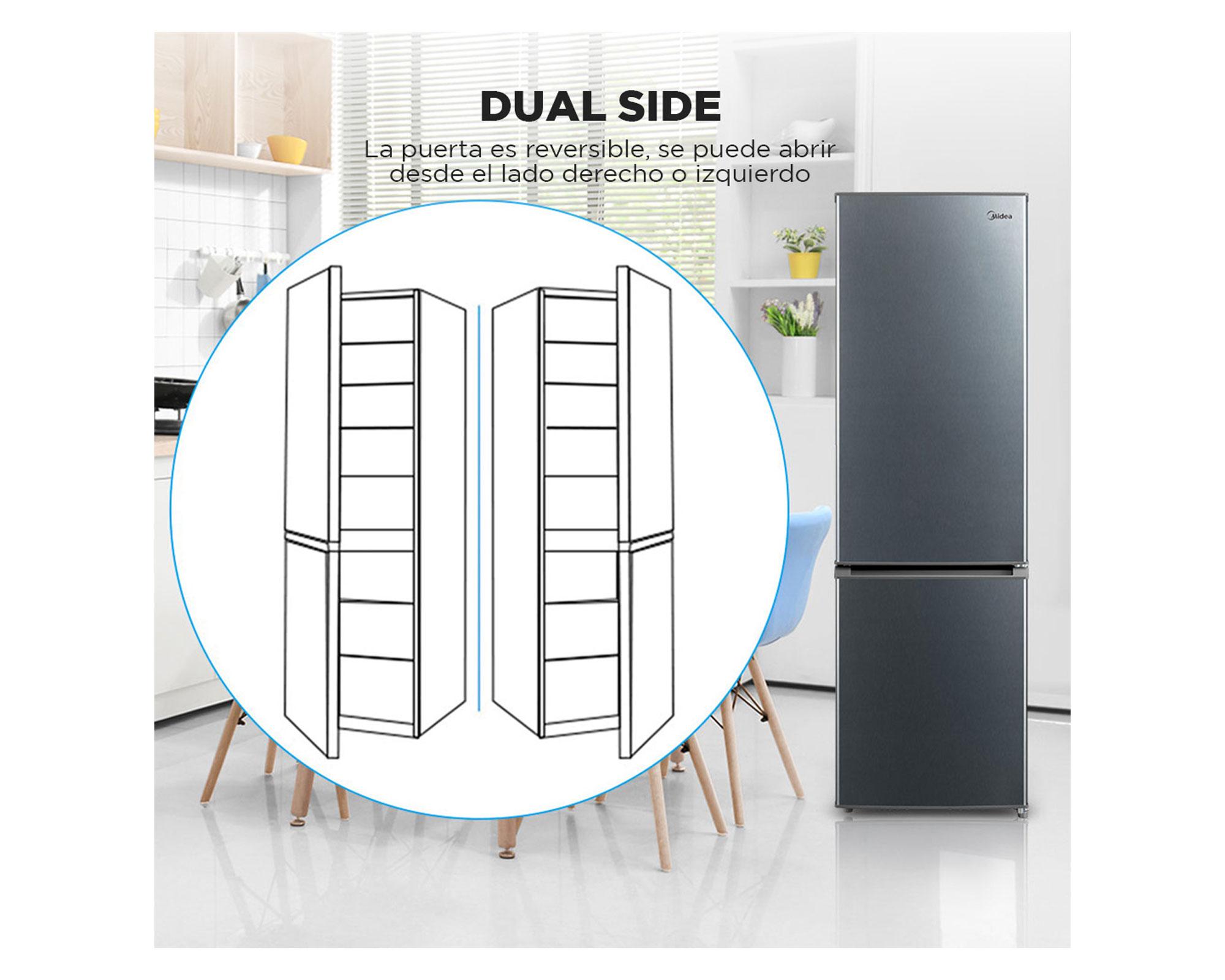 Refrigerador frío directo 260 litros MRFI-2660S346RW Midea-2