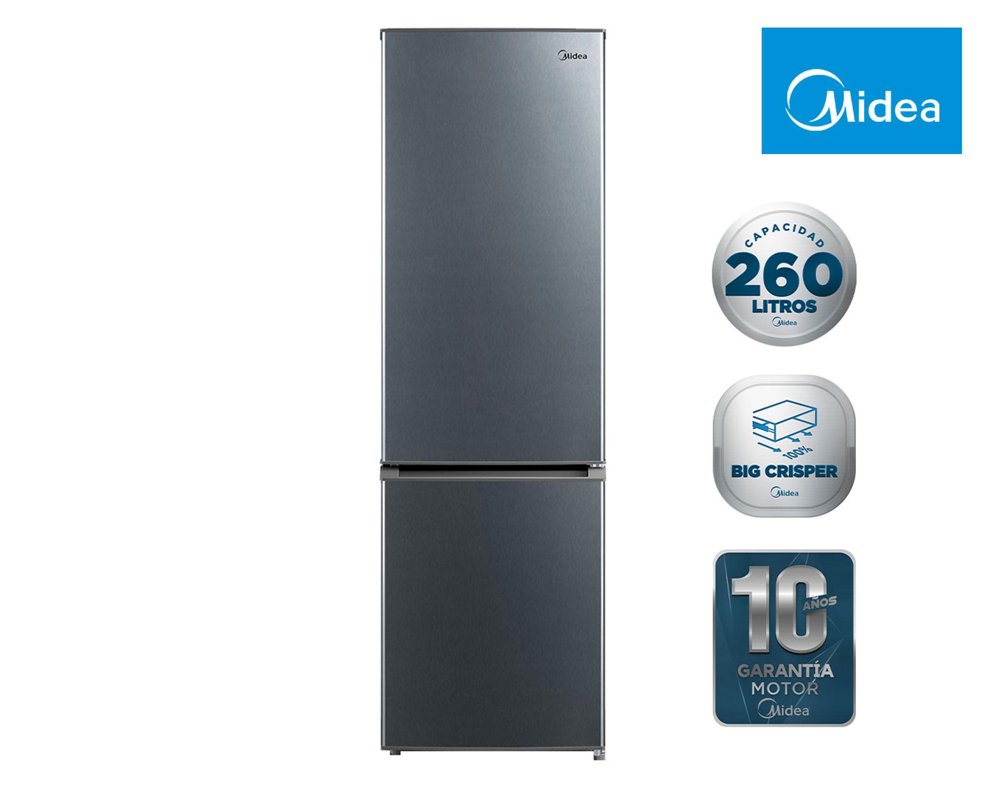 Refrigerador frío directo 260 litros MRFI-2660S346RW Midea-0