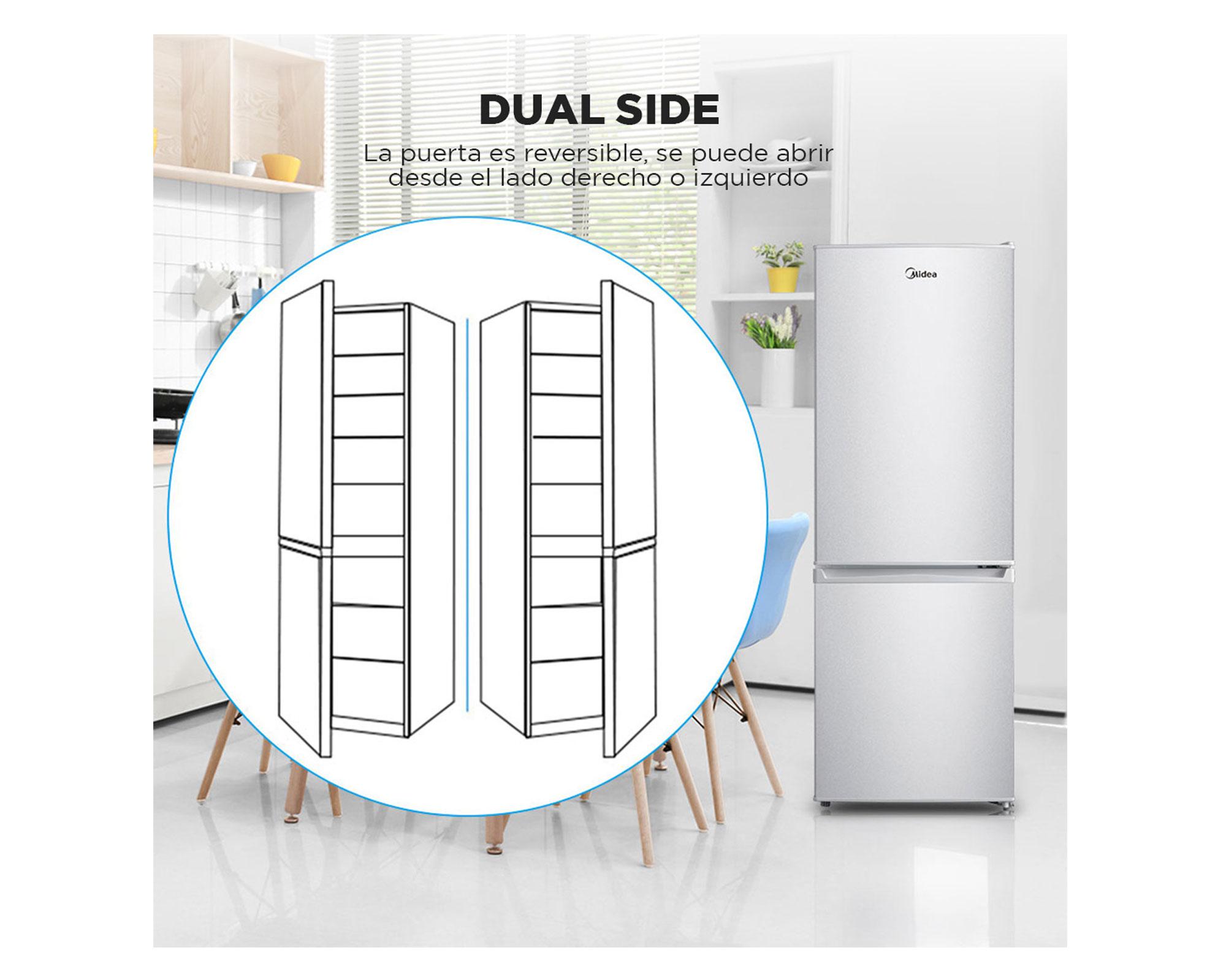 Refrigerador frío directo 167 litros MRFI-1700S234RN Midea-4