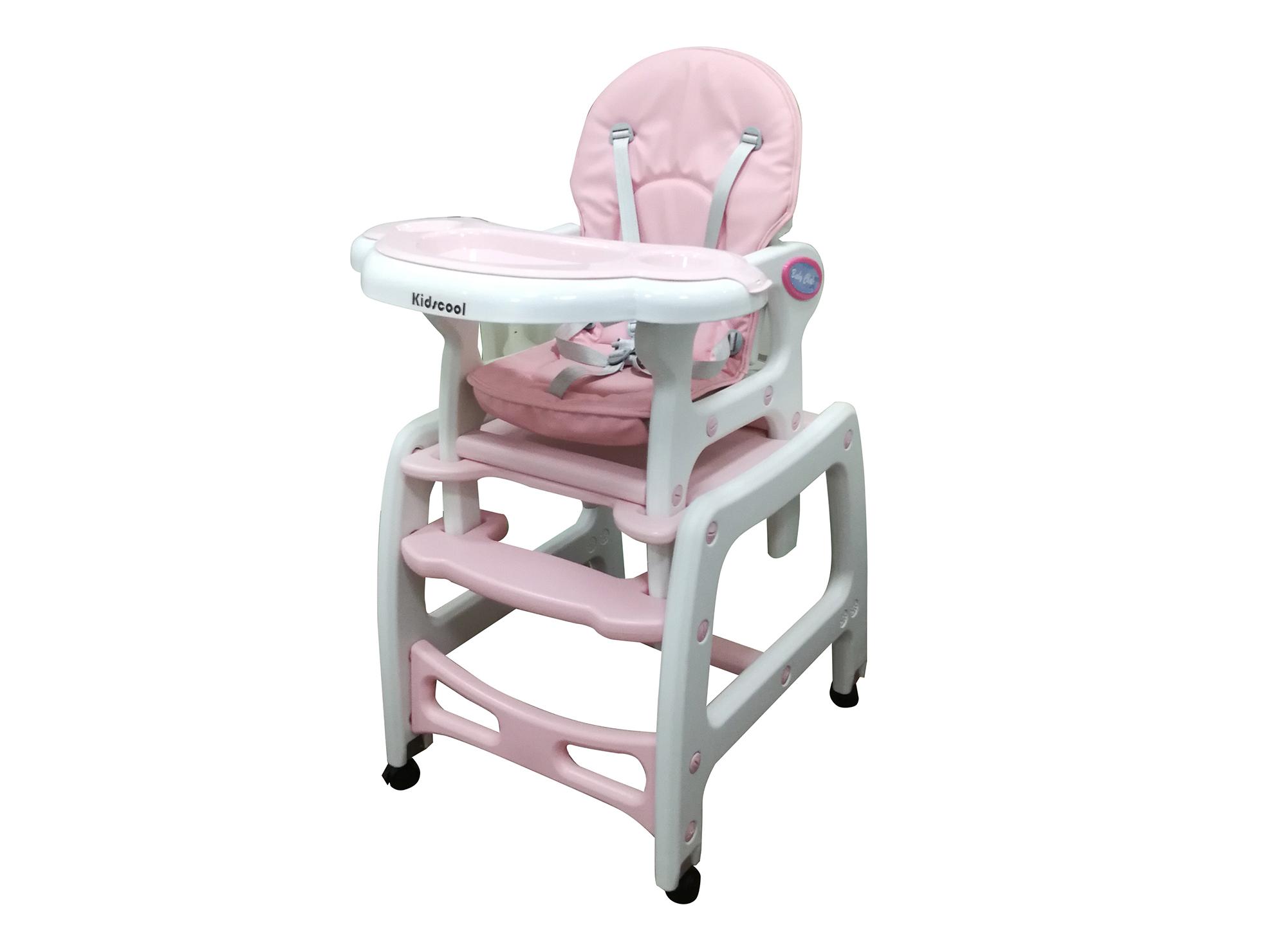 Silla comer súper rosado Kidscool-1