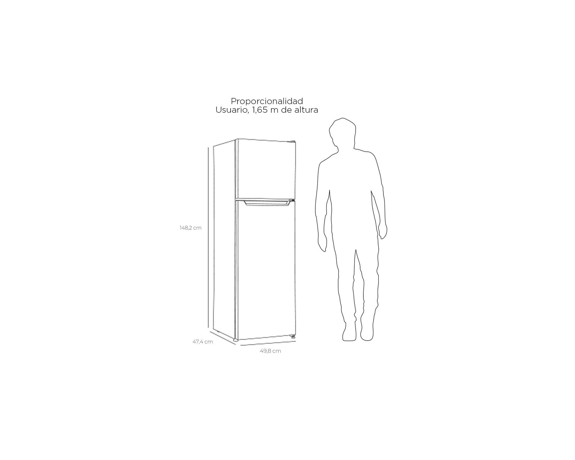 Refrigerador frío directo 168 litros LRT-200DFI inox Libero-3