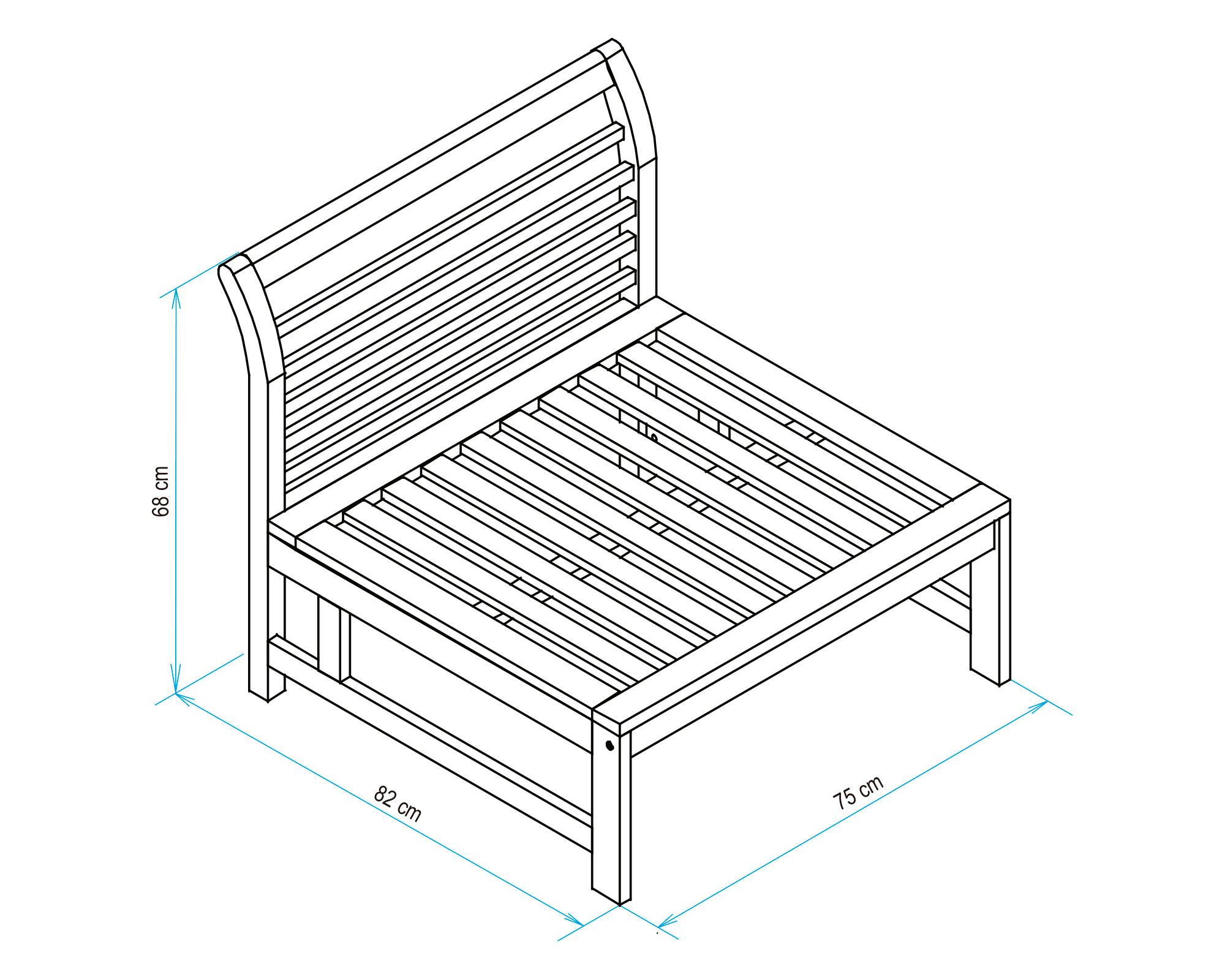 Set terraza 4 personas Pecan Outzen-4