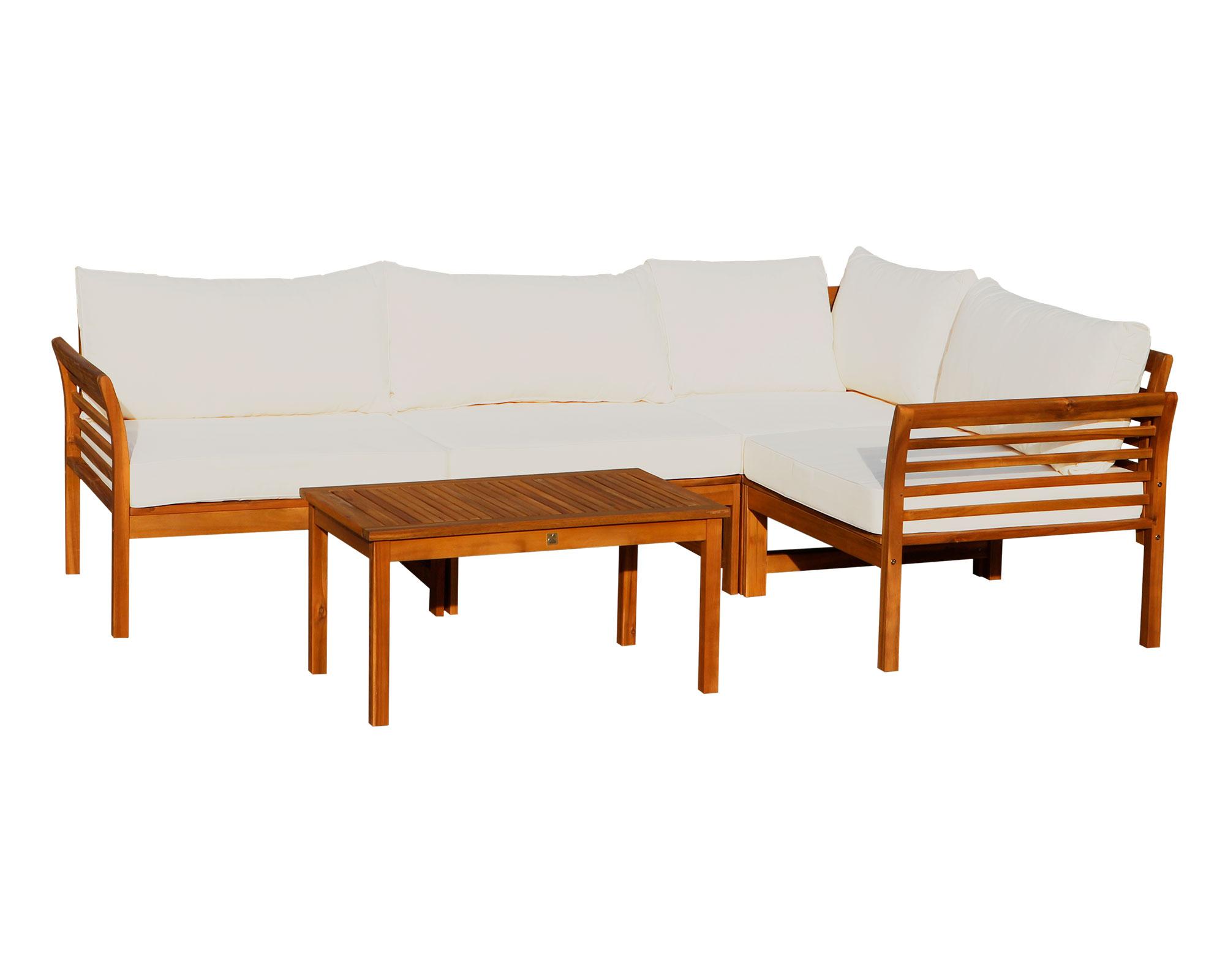 Set terraza 4 personas Pecan Outzen-1