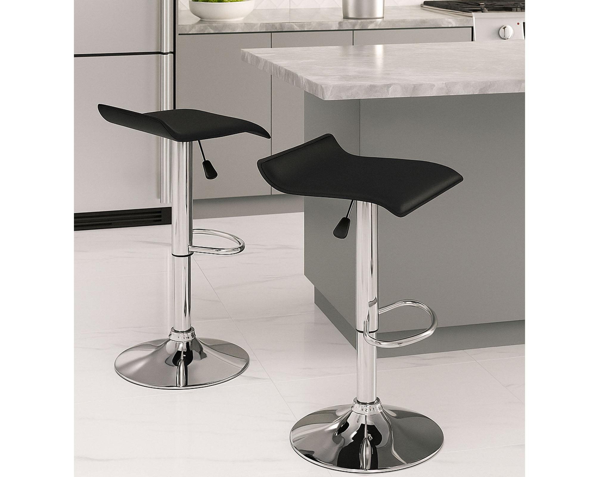 Silla bar Elemí negro 2 unidades-3