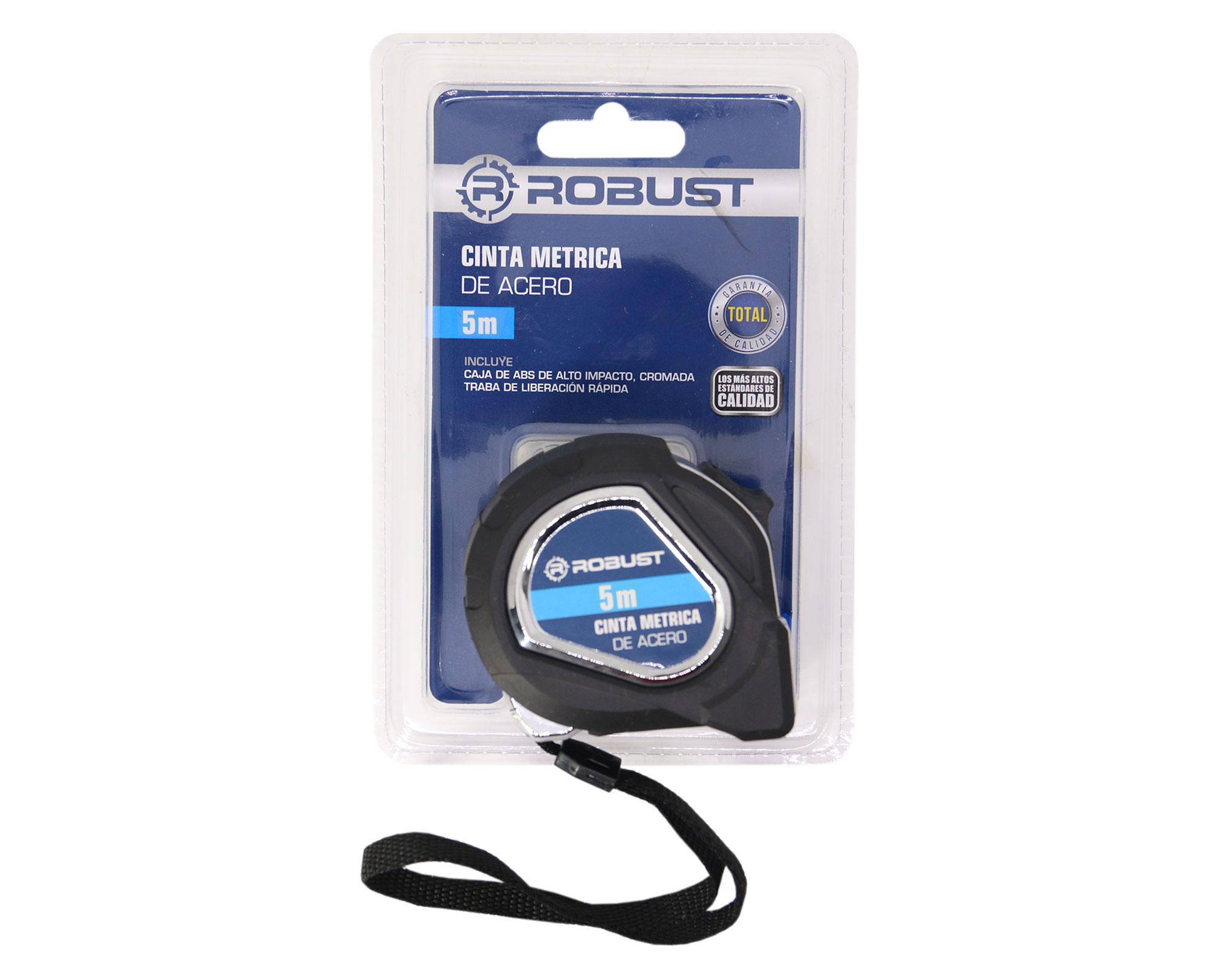 Cinta métrica metálica 5 m Robust-3